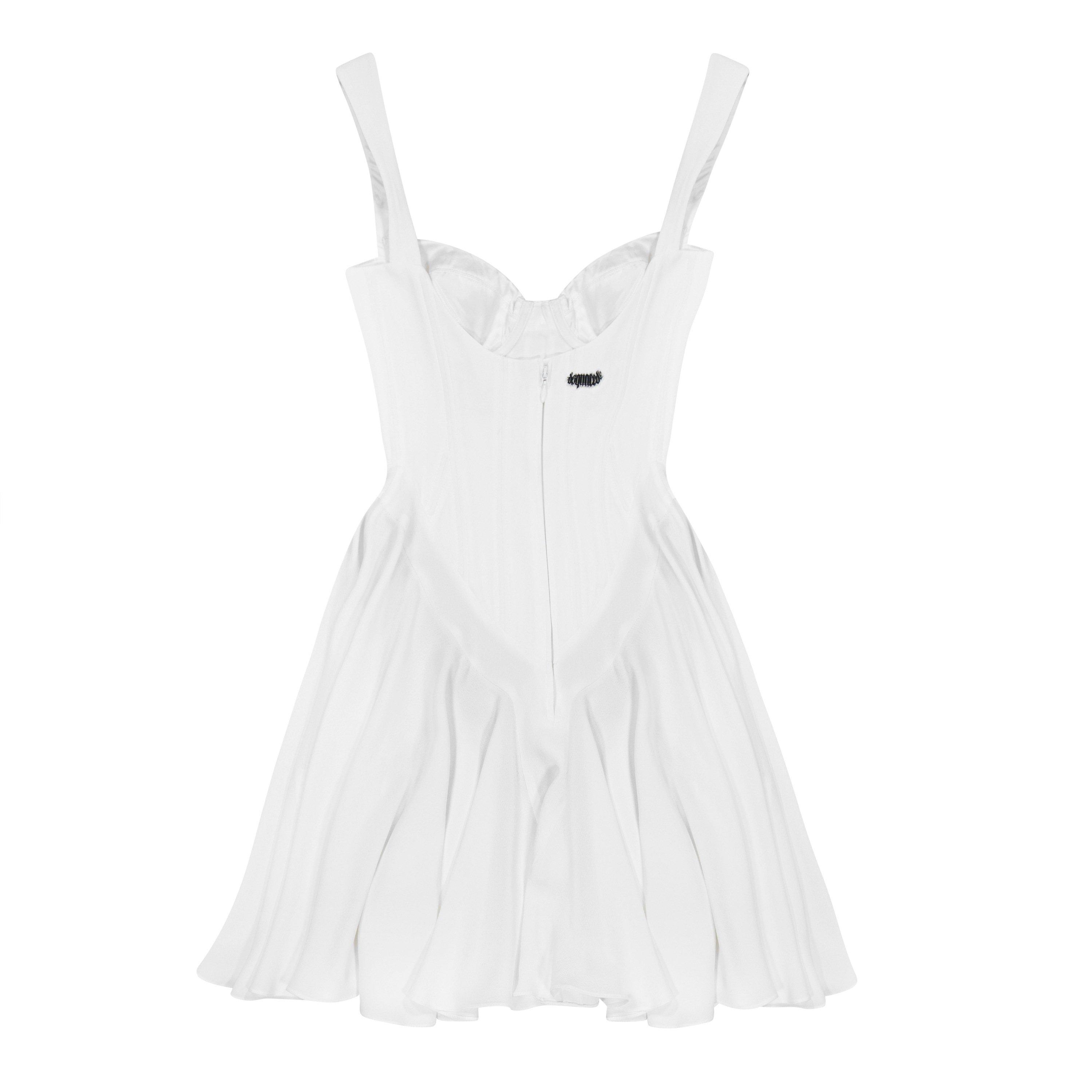 White - DSquared2 - Deema Mini Dress - 6