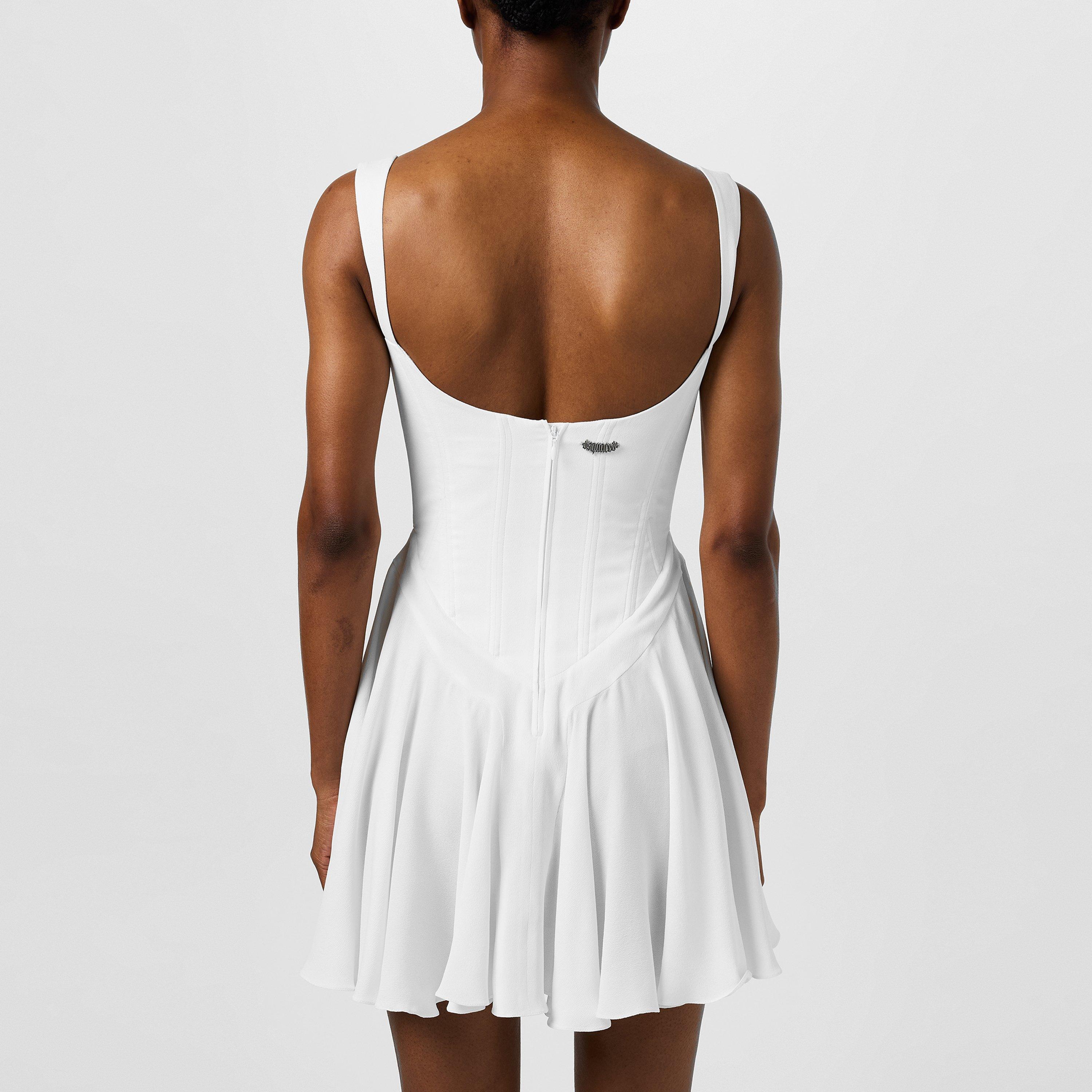 White - DSquared2 - Deema Mini Dress - 3