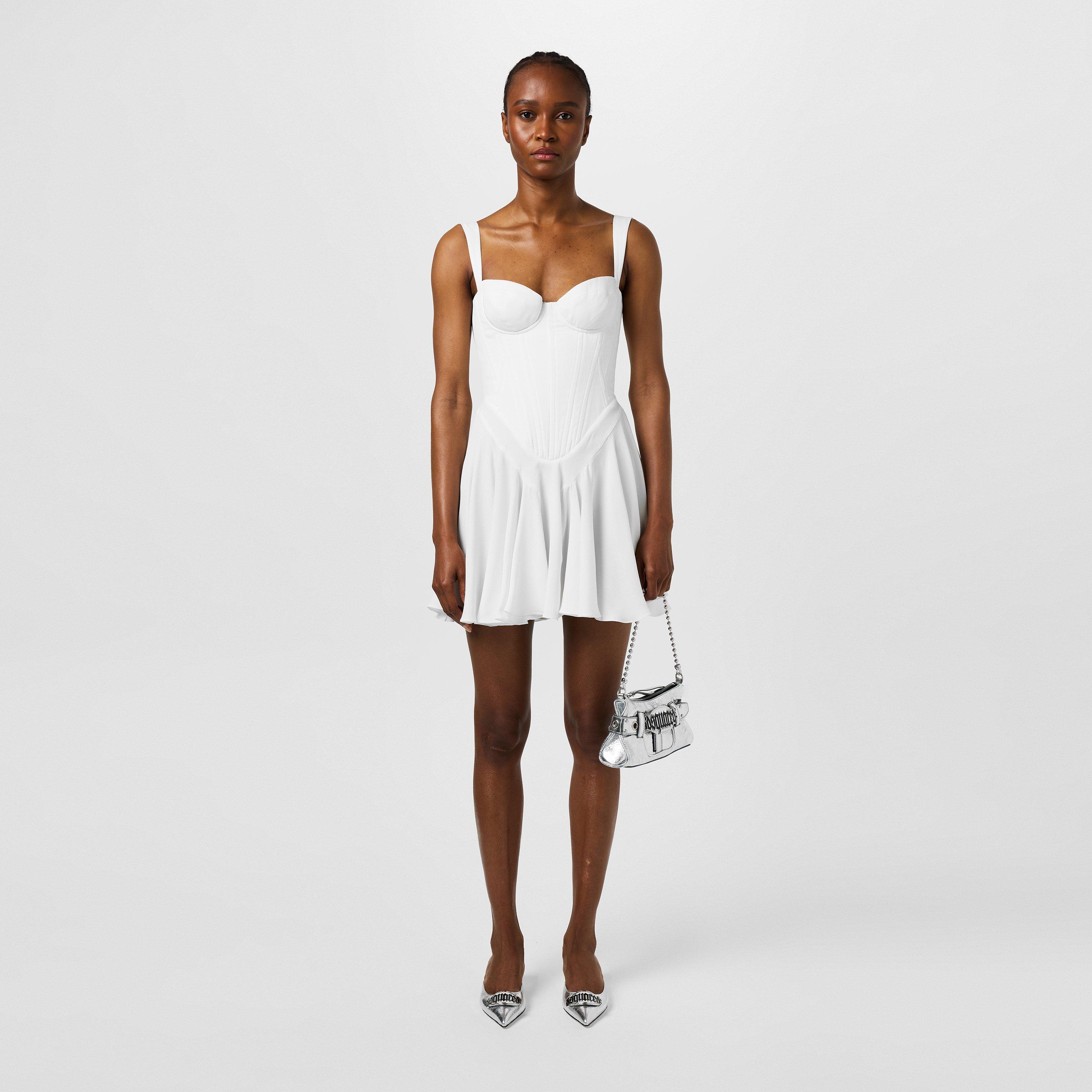 White - DSquared2 - Deema Mini Dress - 4