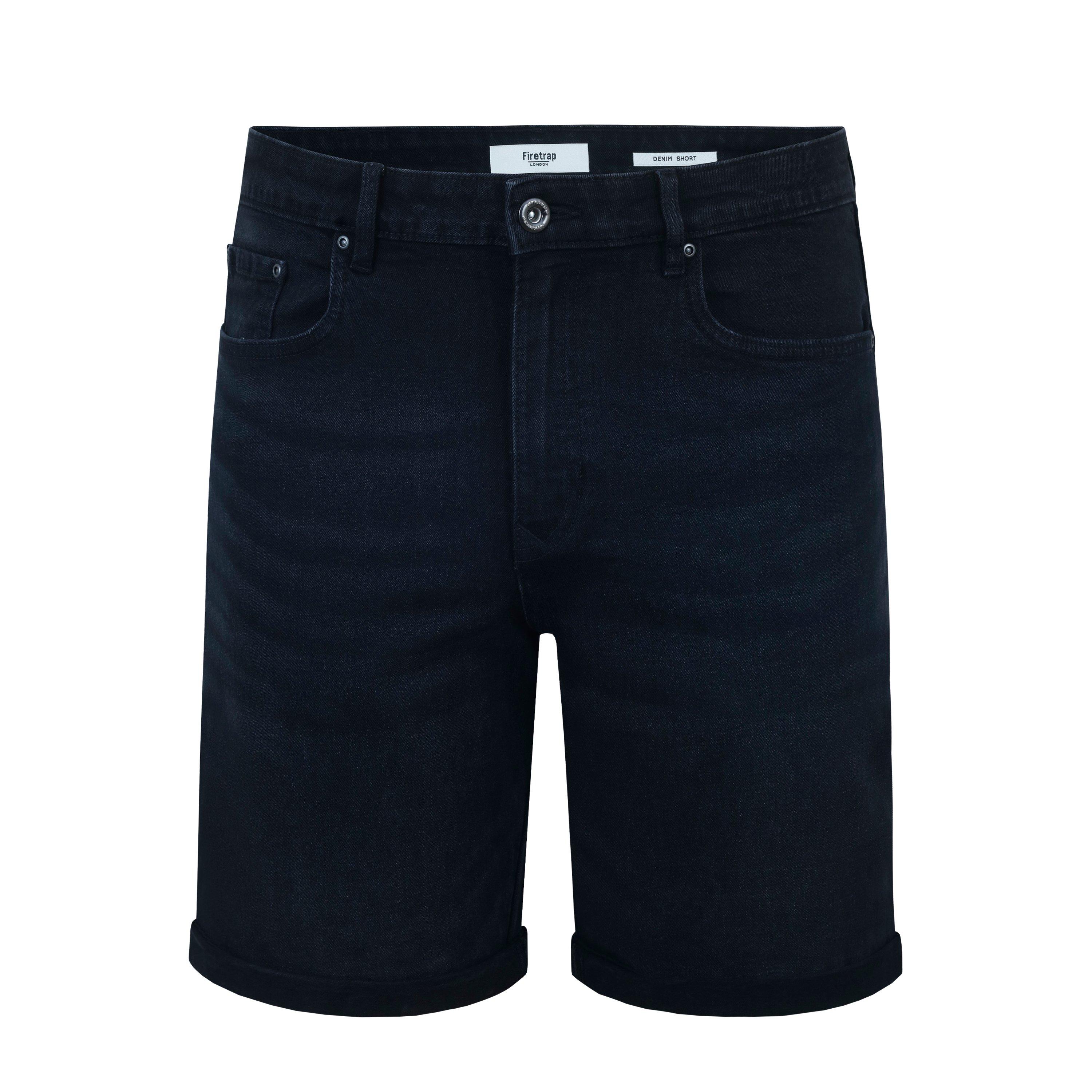 Black - Firetrap - Denim Shorts - 1