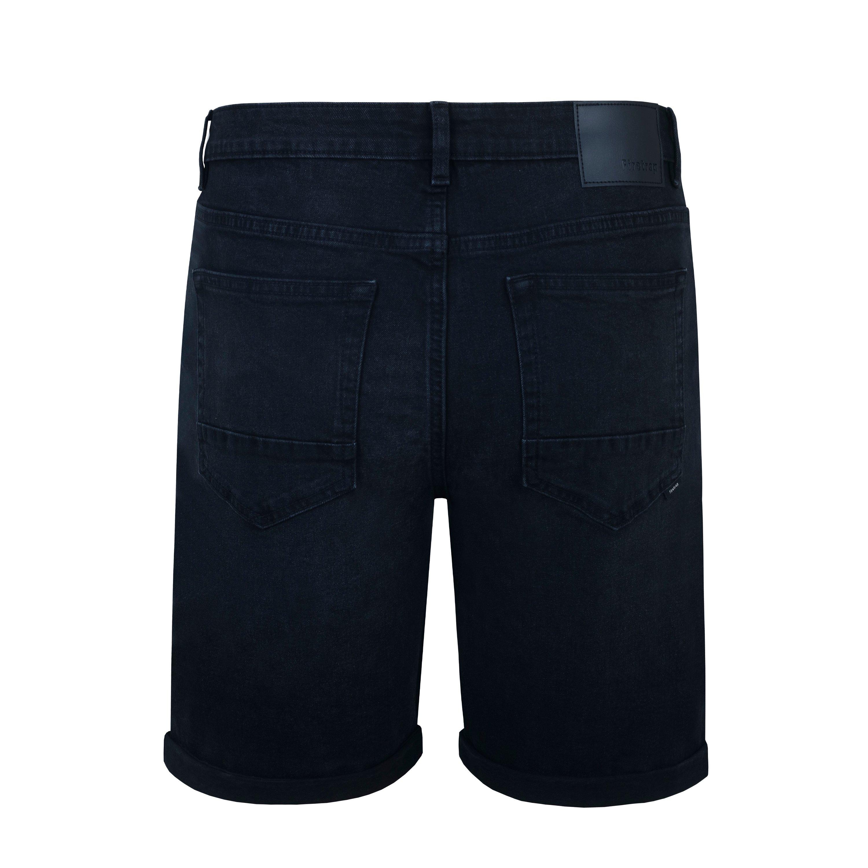 Zwart - Firetrap - Denim Shorts - 2