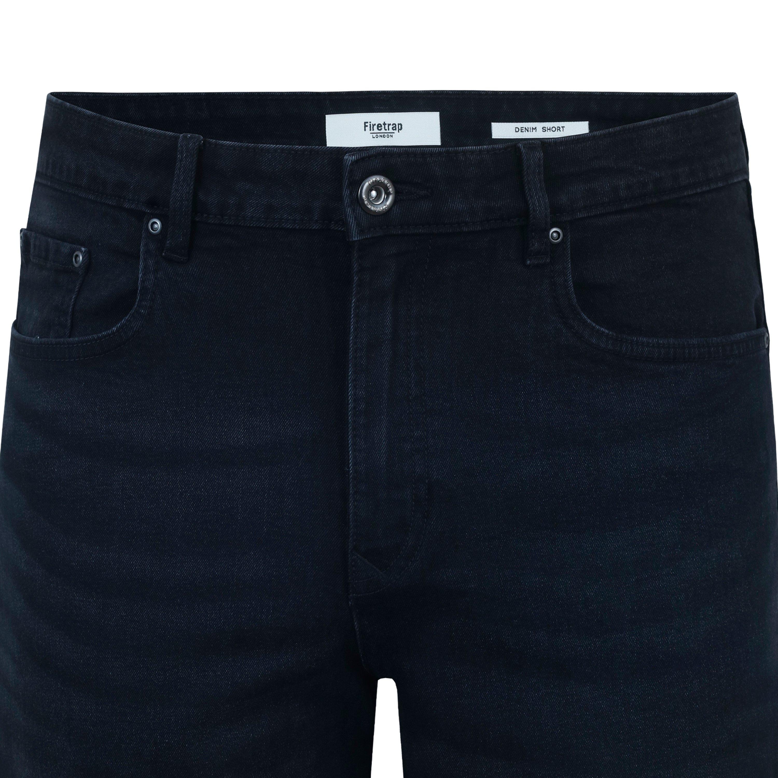 Zwart - Firetrap - Denim Shorts - 3