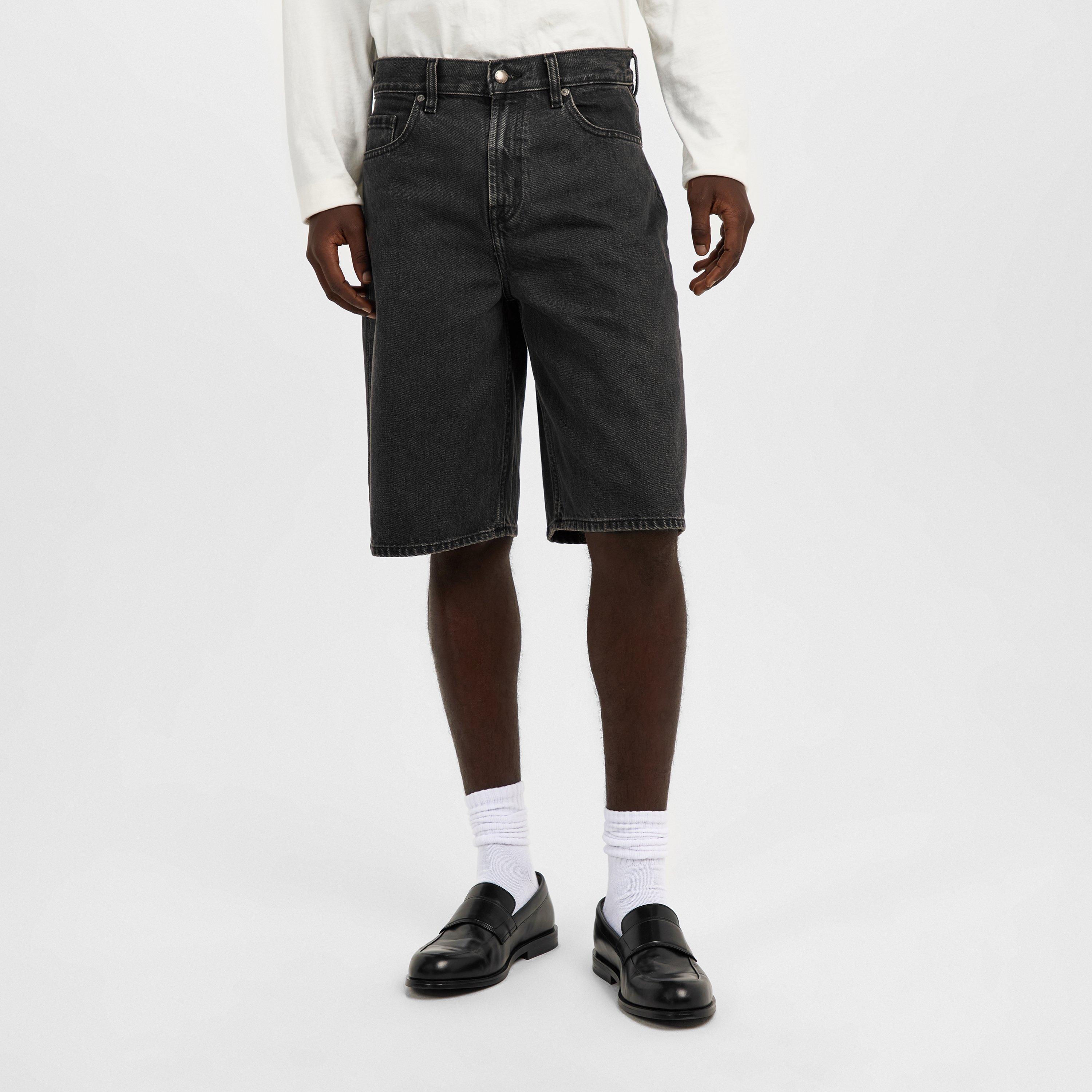 Washed Black - 7 For All Mankind - Men's Wide Denim Shorts - 3