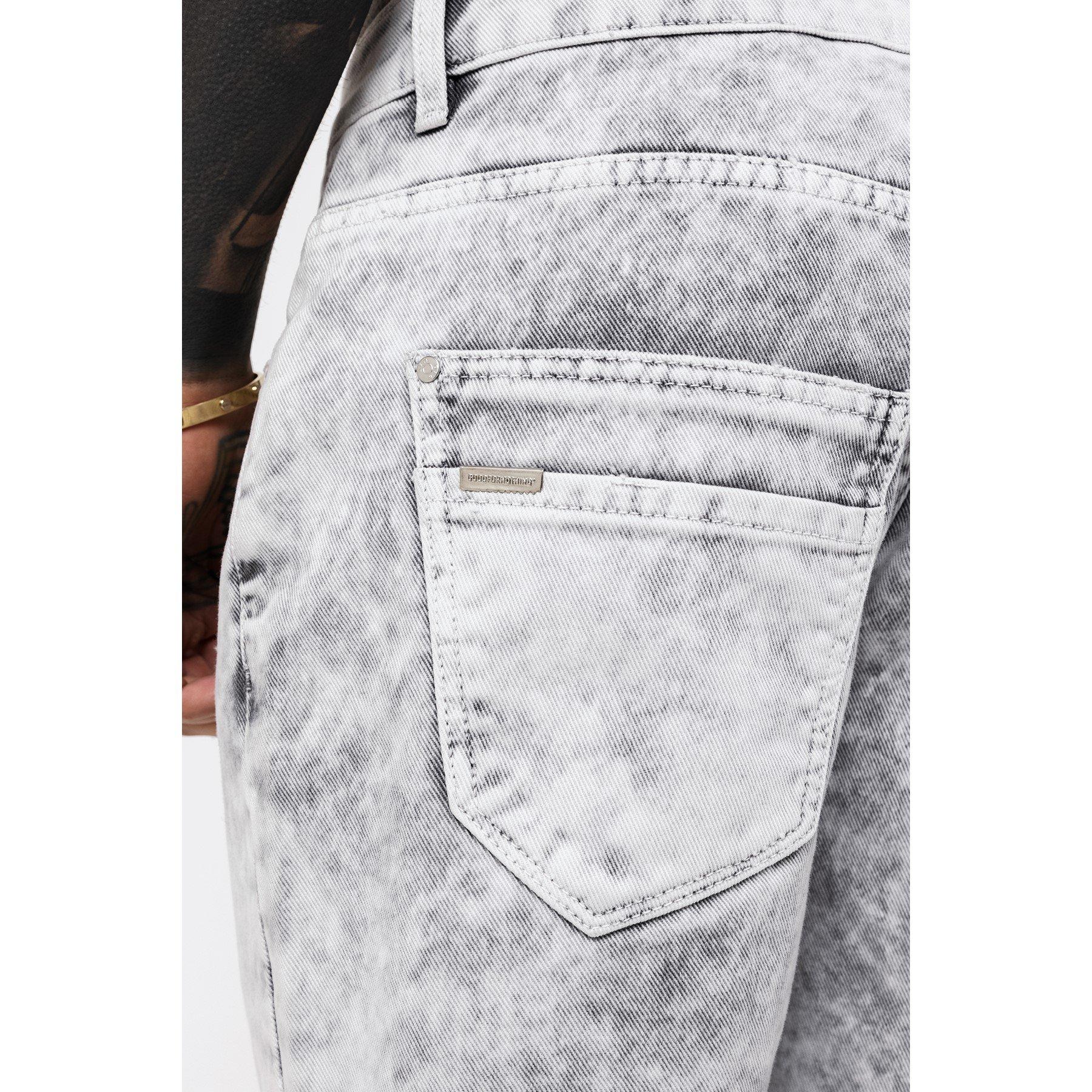 Grises - Good For Nothing - Denim Shorts Acid Grey - 5