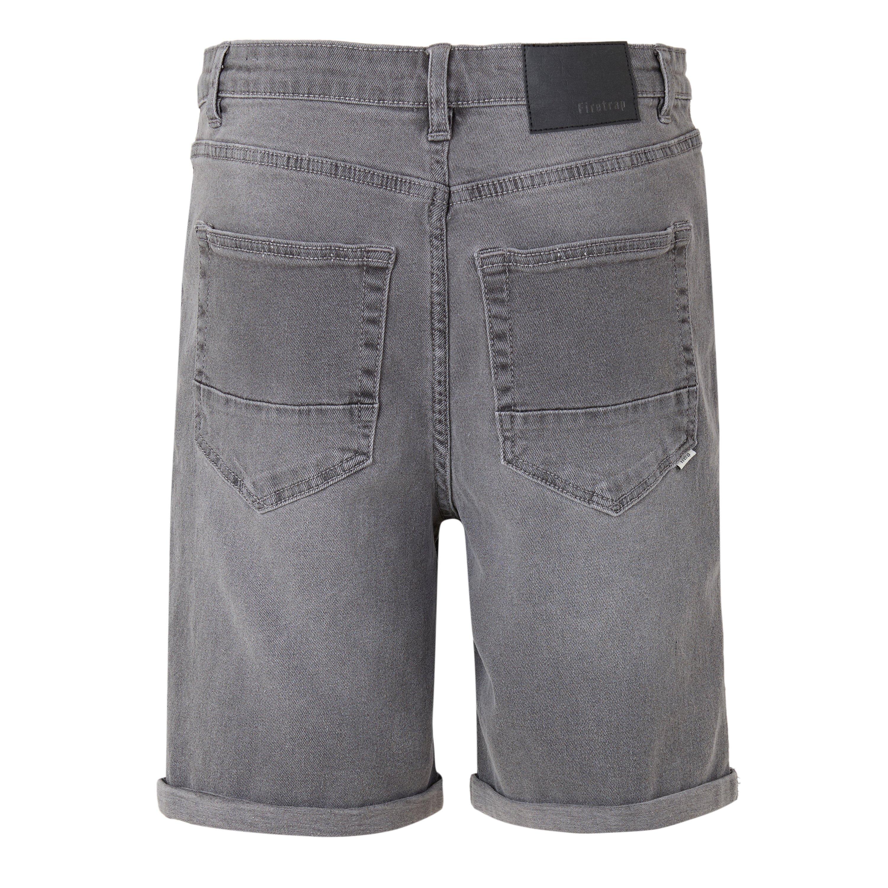 Grijs - Jack Wills - Men's Cotton 5 Pocket Denim Shorts - 2
