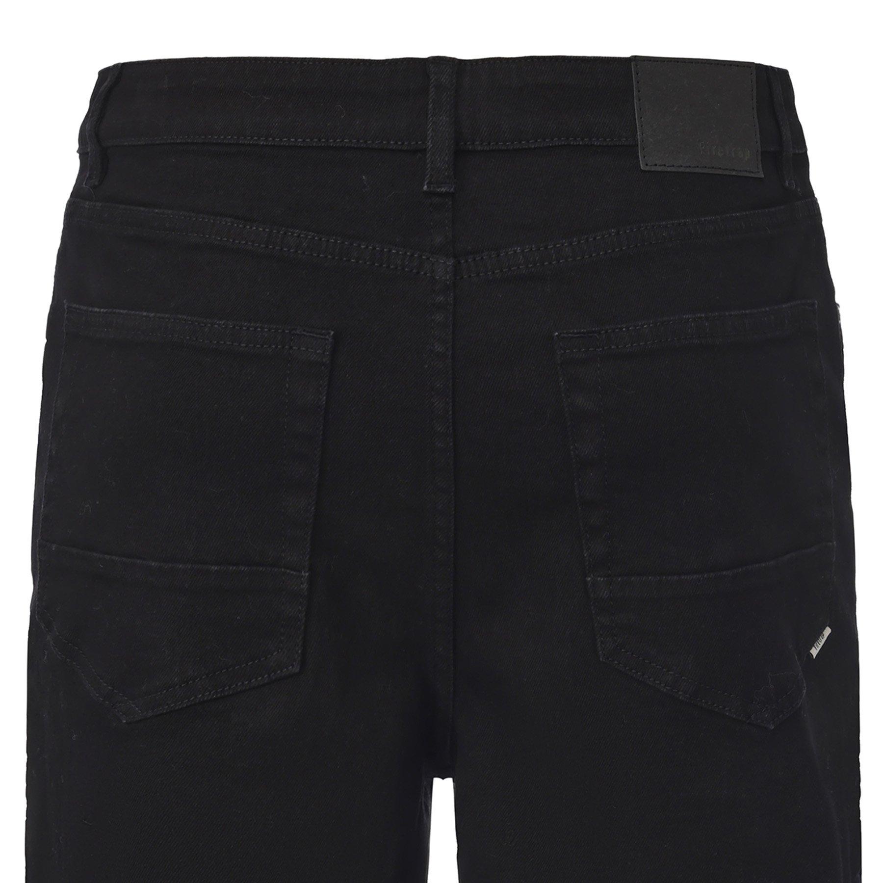 Preto - Firetrap - Men's Cotton 5 Pocket Denim Shorts - 4