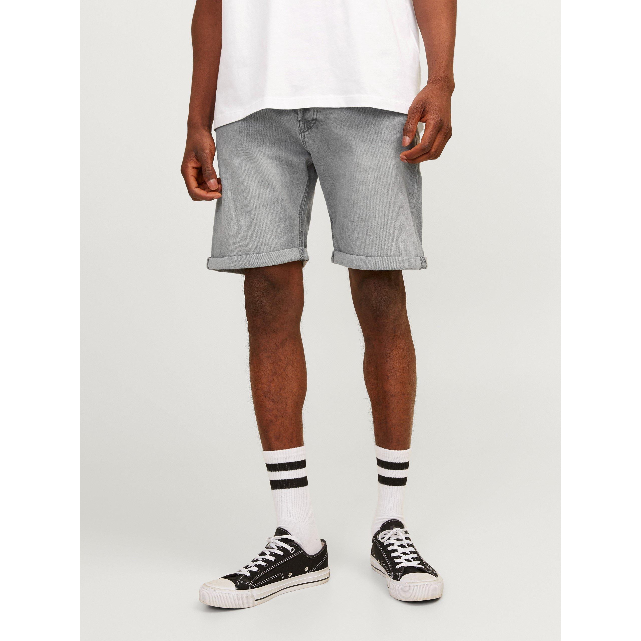 Jack And Jones Men's Jj Denim Shorts - Grey Denim - S