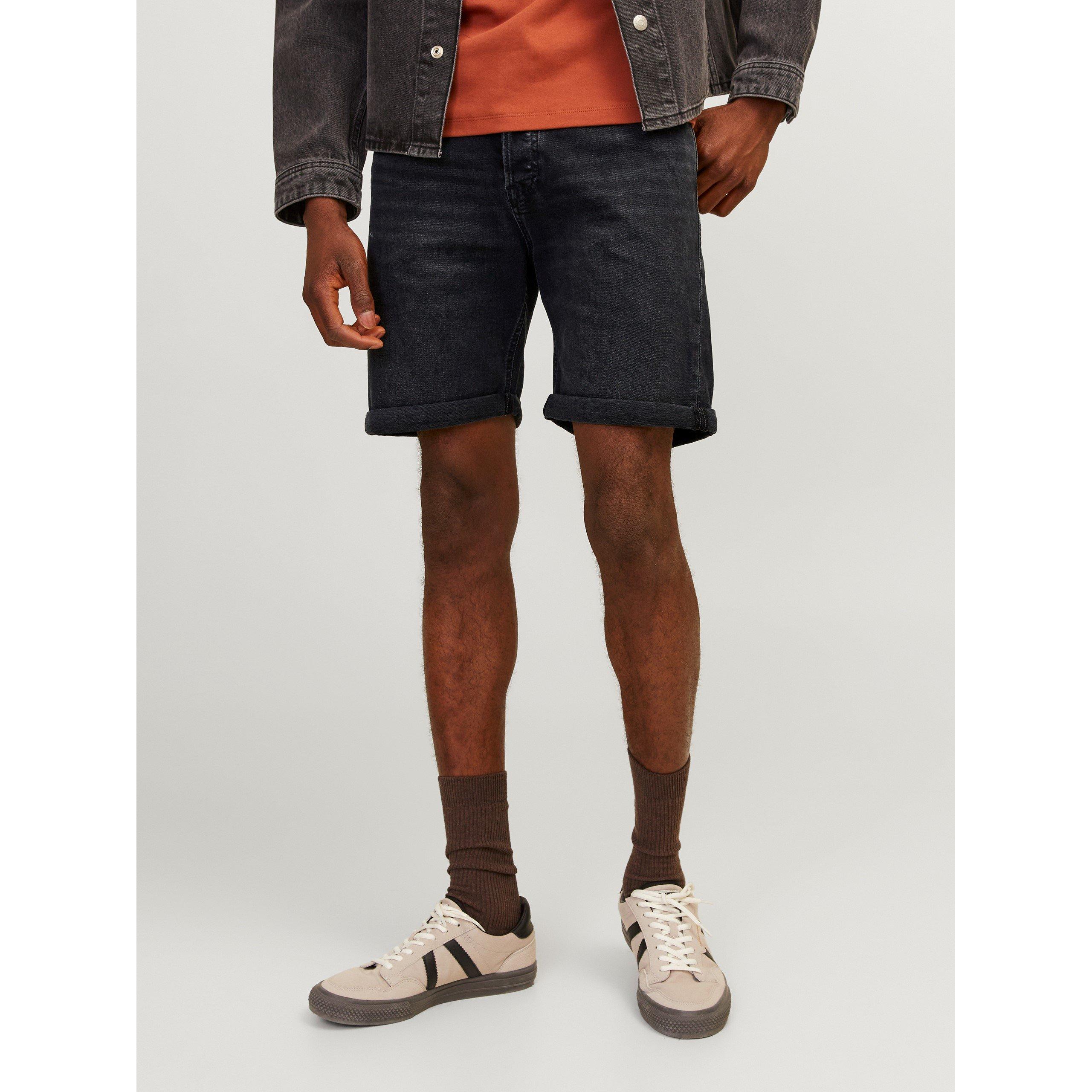 Jack And Jones Men's Jj Denim Shorts - Black Denim - S