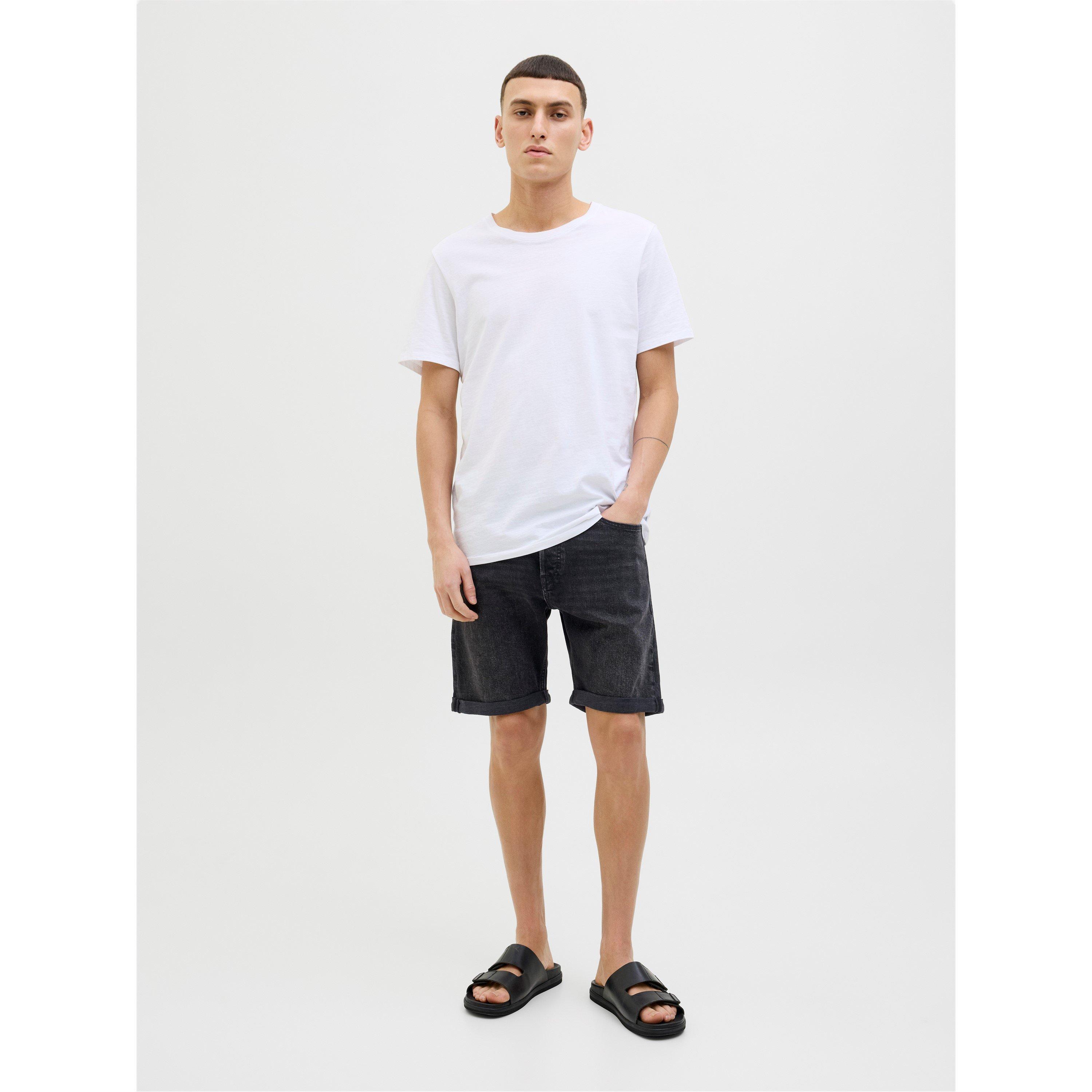 Denim negro 363 - Jack and Jones - Rick Denim Shorts - 3