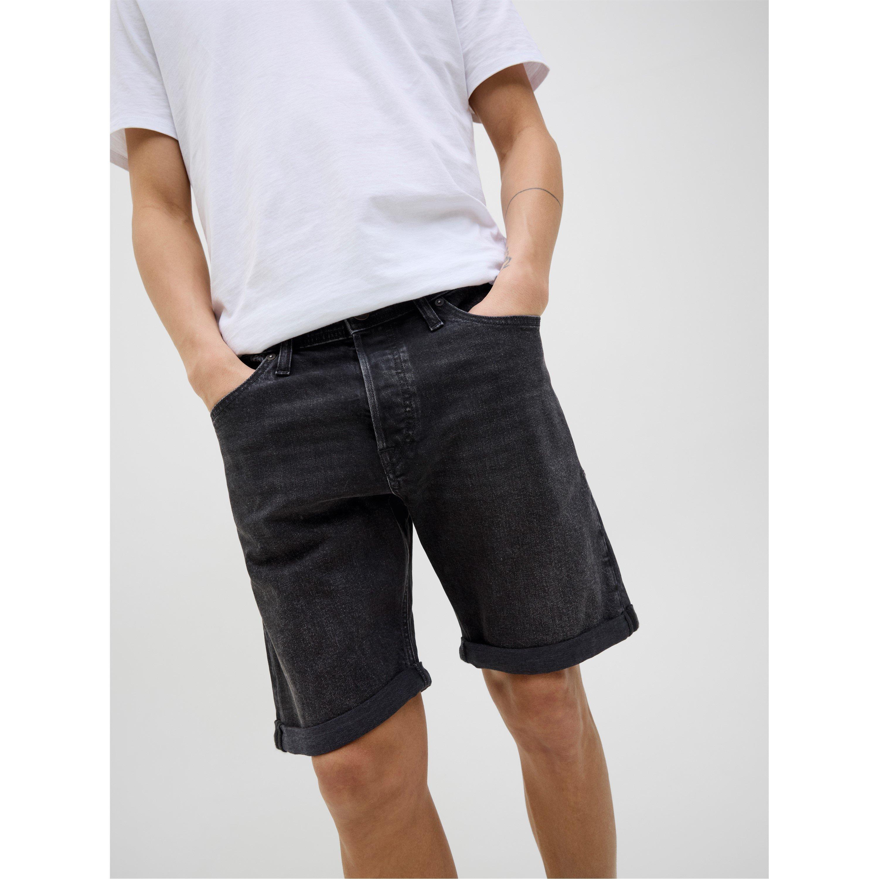 Denim negro 363 - Jack and Jones - Rick Denim Shorts - 4