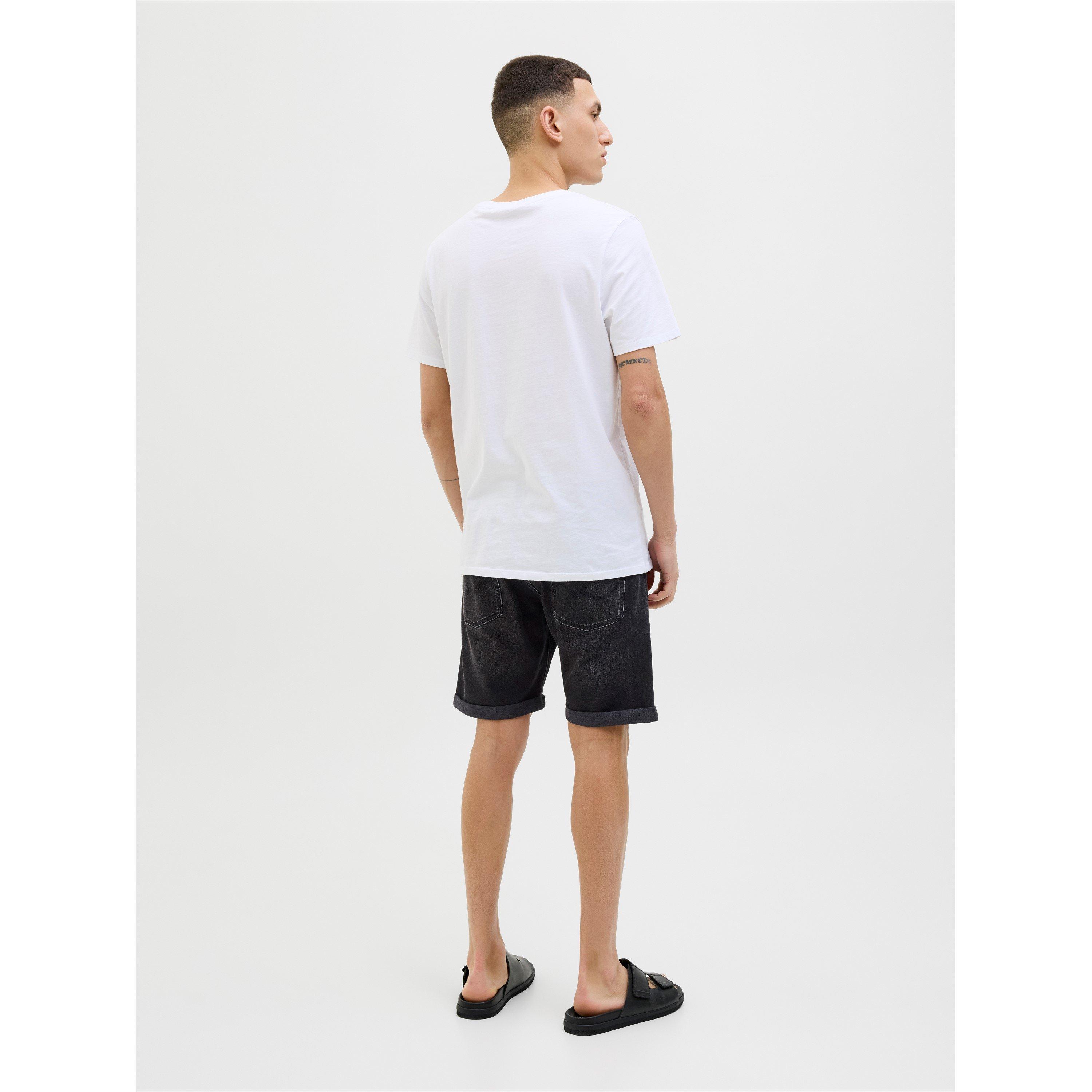Denim negro 363 - Jack and Jones - Rick Denim Shorts - 6