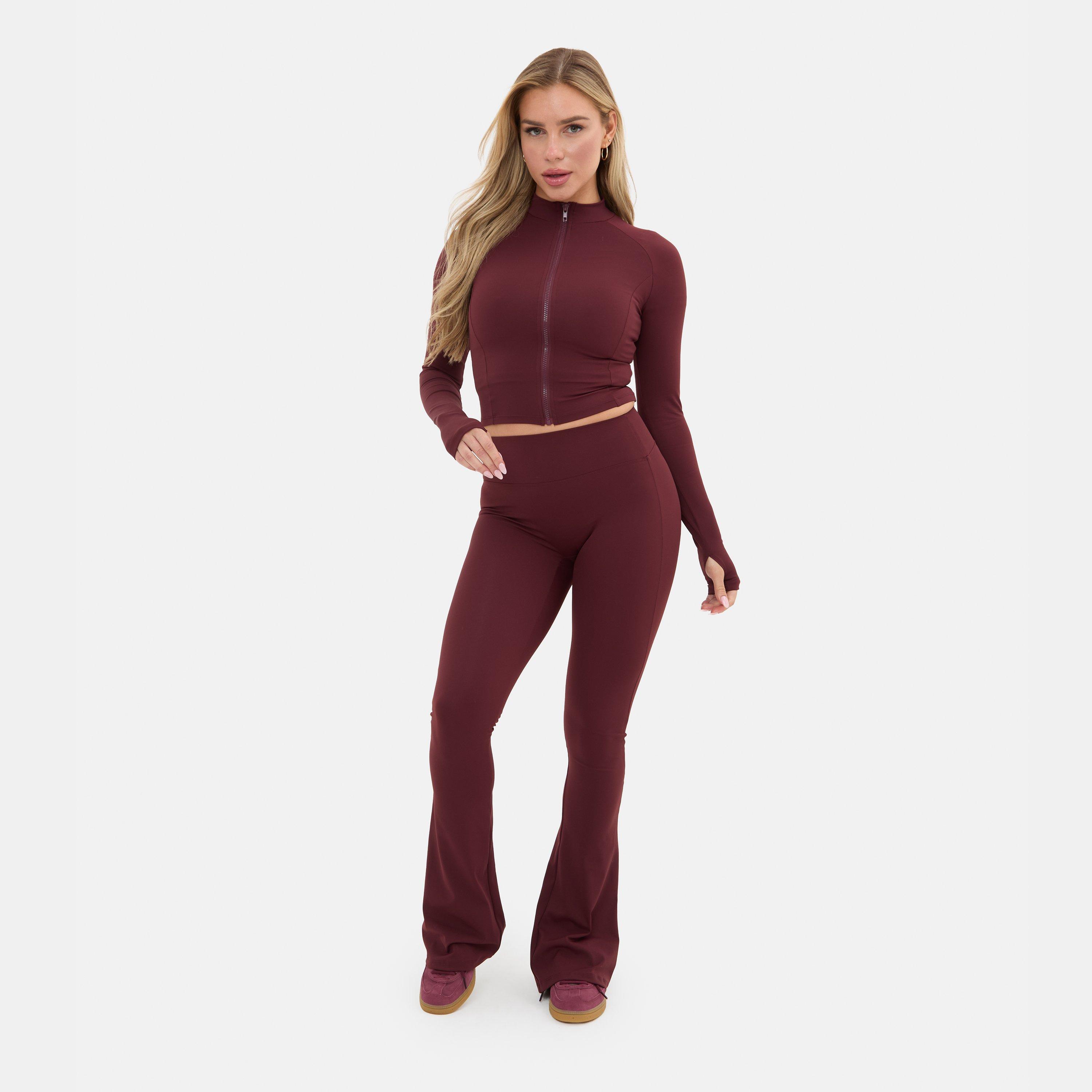 Bourgondië - I Saw It First - Zip Thru Long Sleeve Top - 4