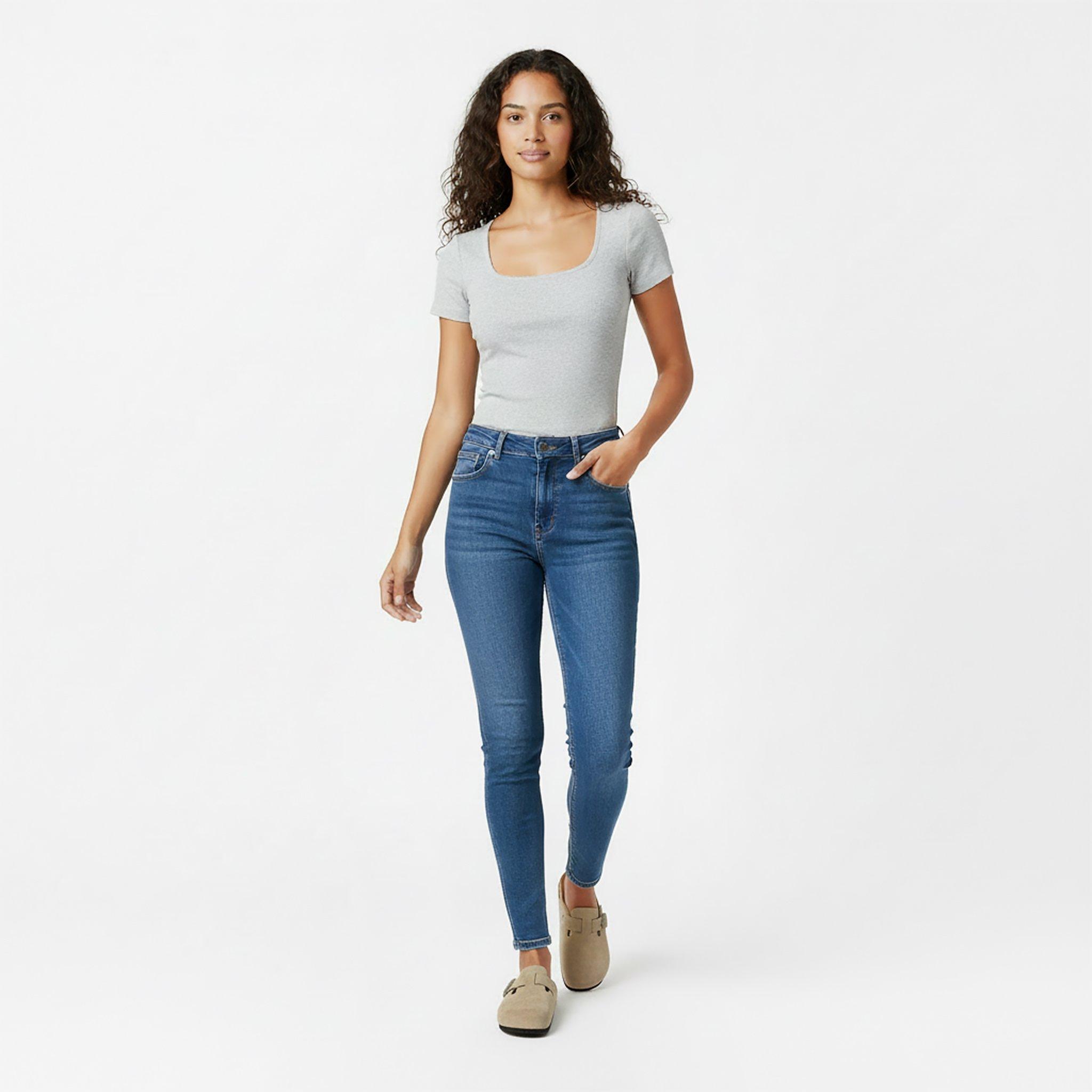 Grey Marl - Jack Wills - Women's Long-Sleeve T-Shirt - 5