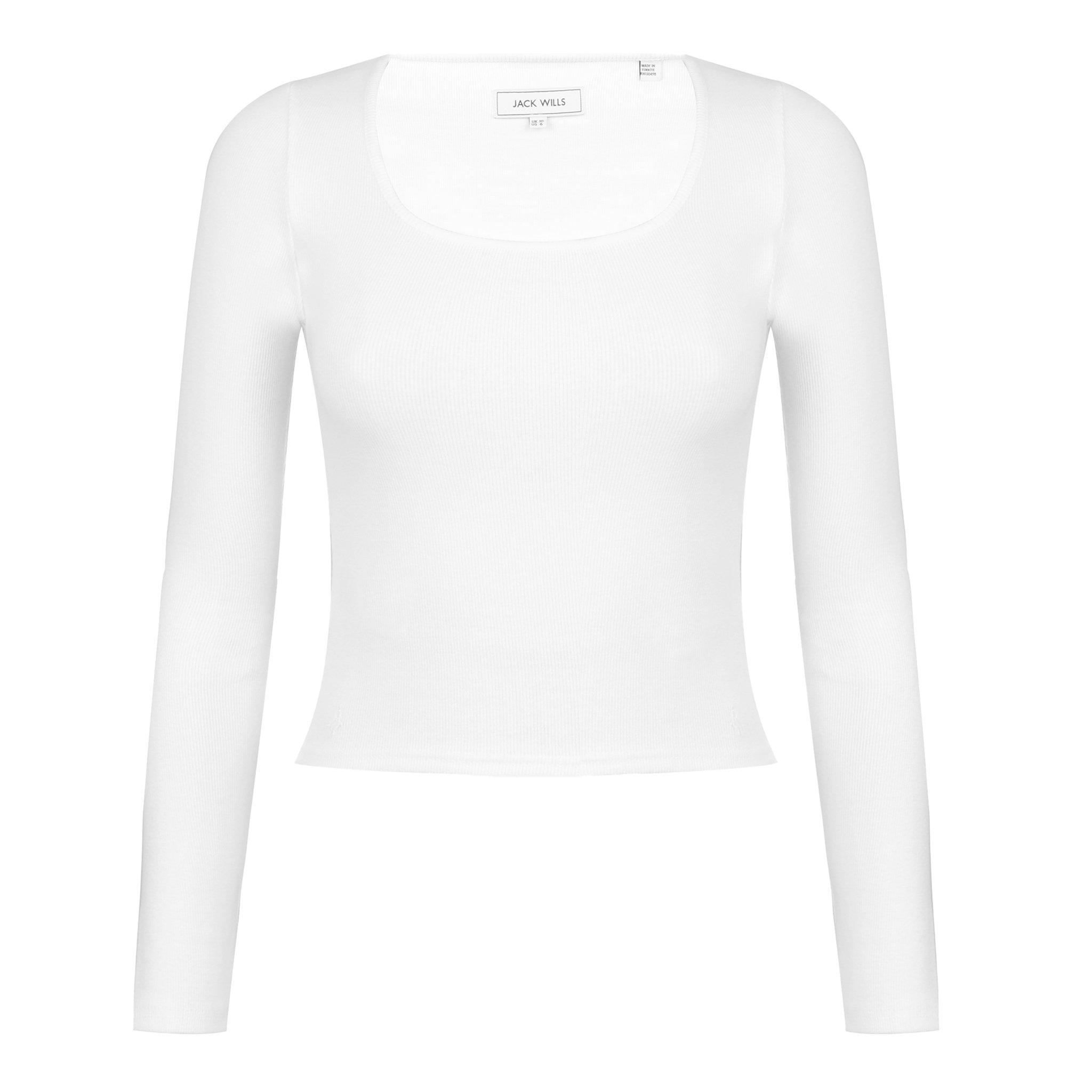 Vintage White - Jack Wills - Women's Long-Sleeve T-Shirt - 1