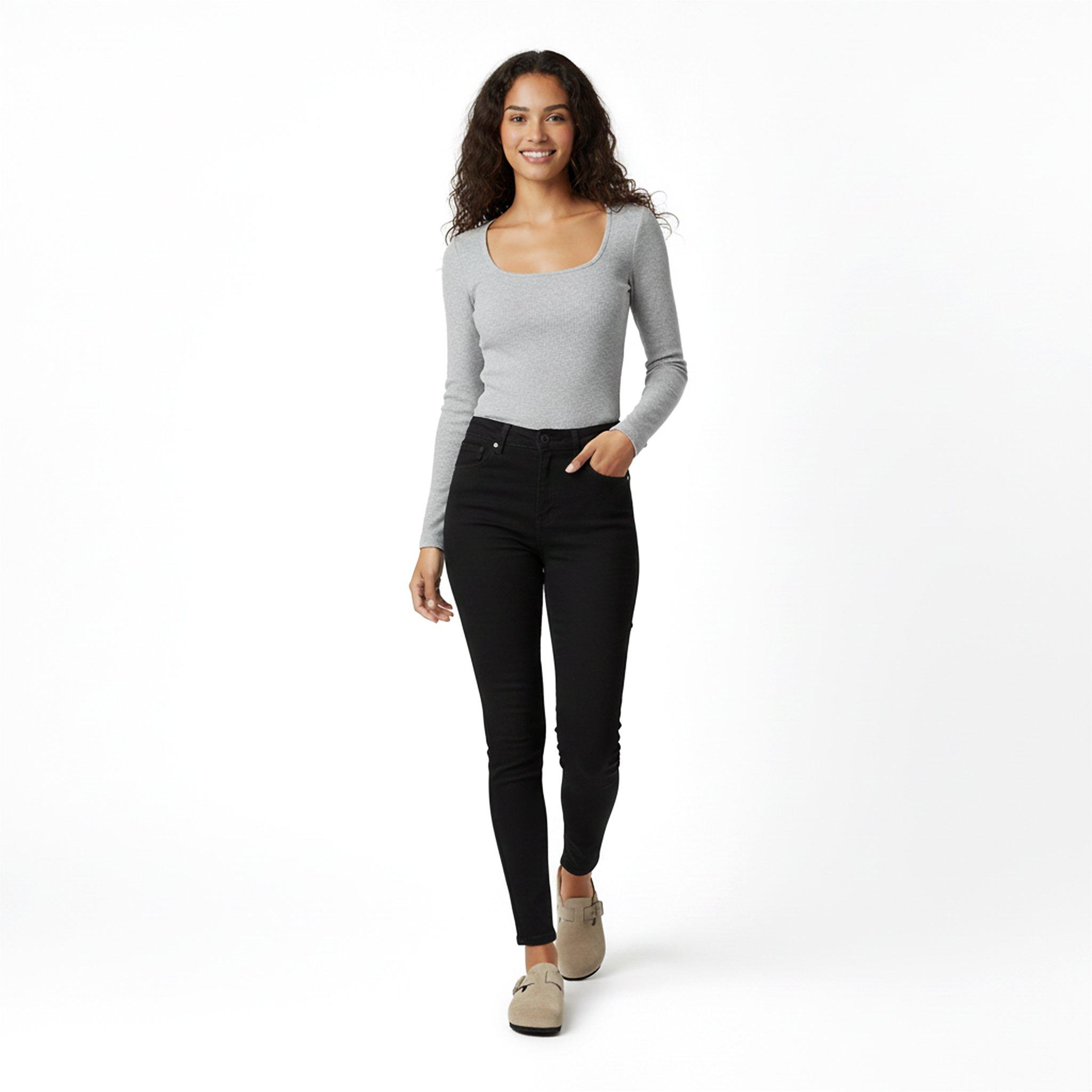 Grey Marl - Jack Wills - Women's Long-Sleeve T-Shirt - 5