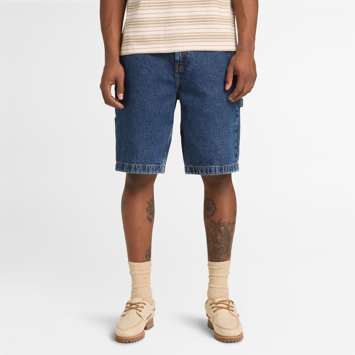 96 Blue Wash - Timberland - Men's Denim Shorts - 1