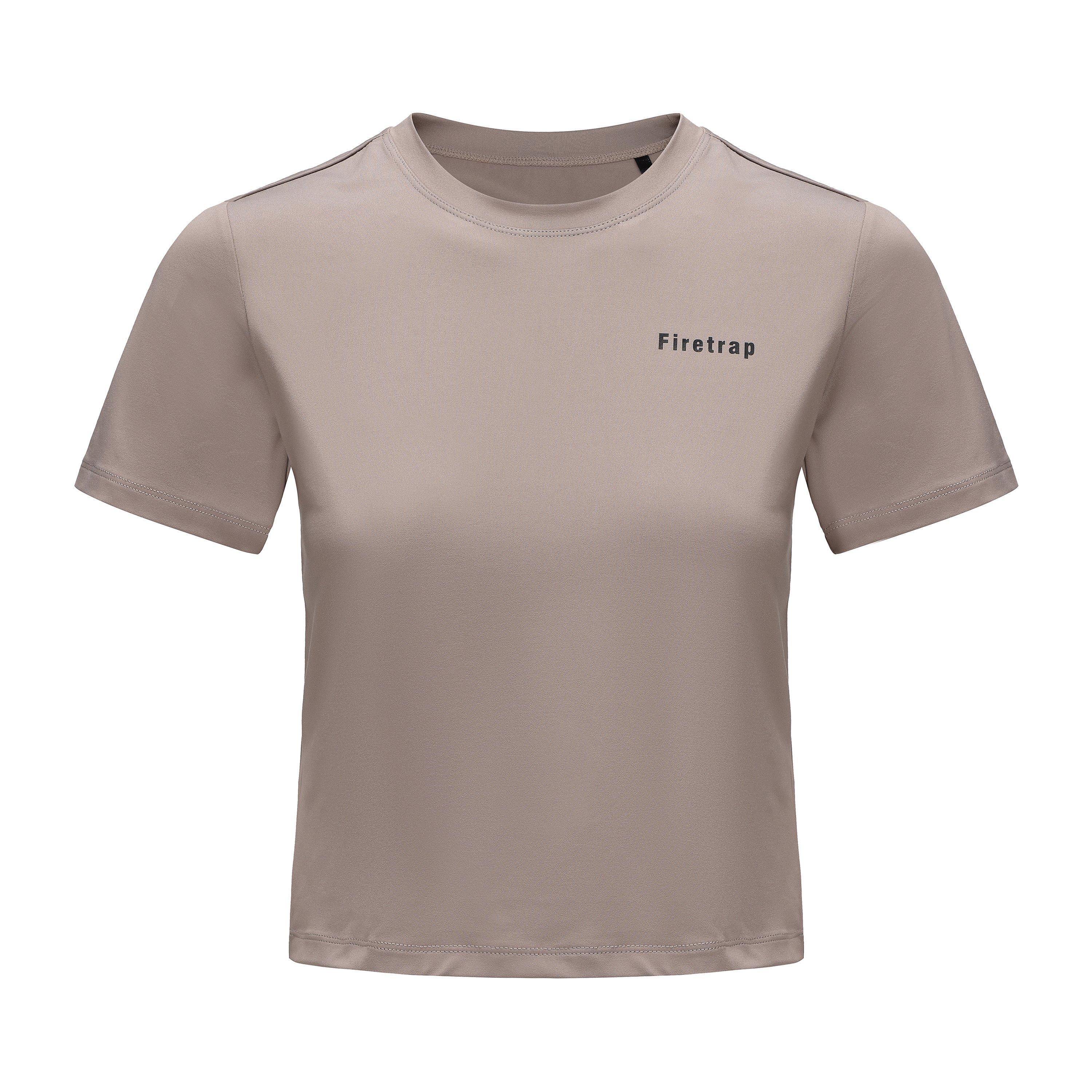 Stone - Firetrap - Cropped Tee Womens - 1