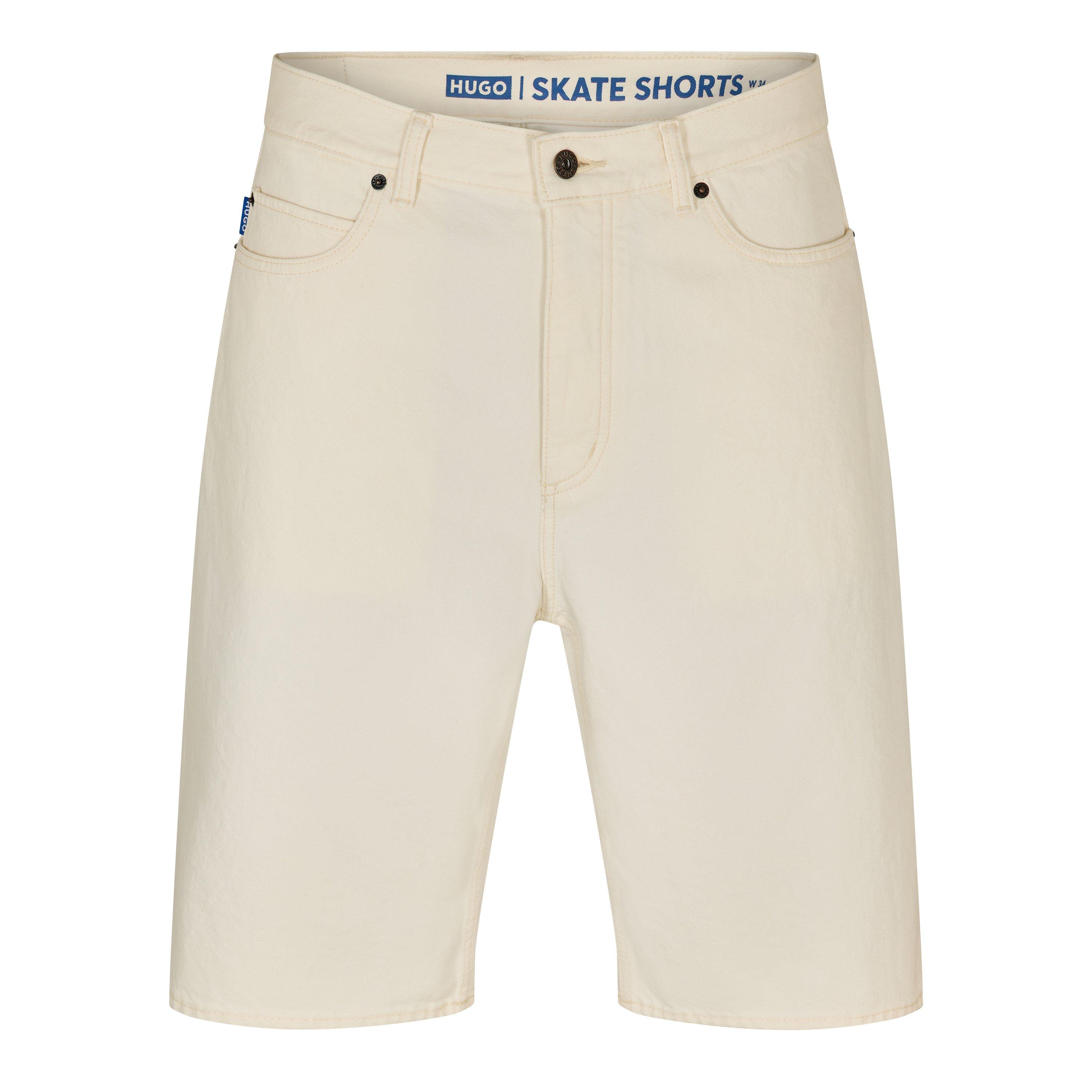 White 103 - Hugo - Hugo Sk Denim Short  Sn63