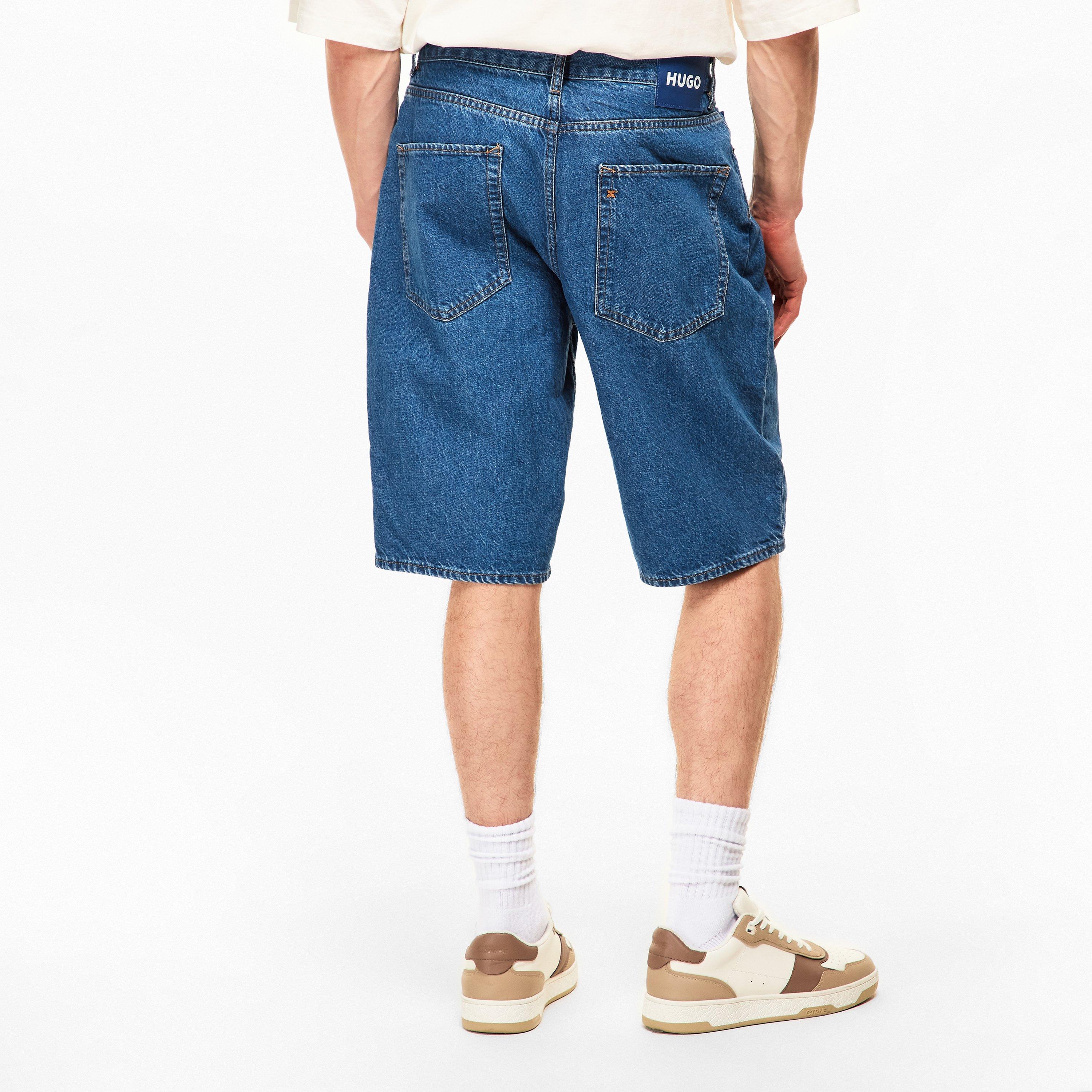 Blue 441 - Hugo - Men's Denim Shorts - 4