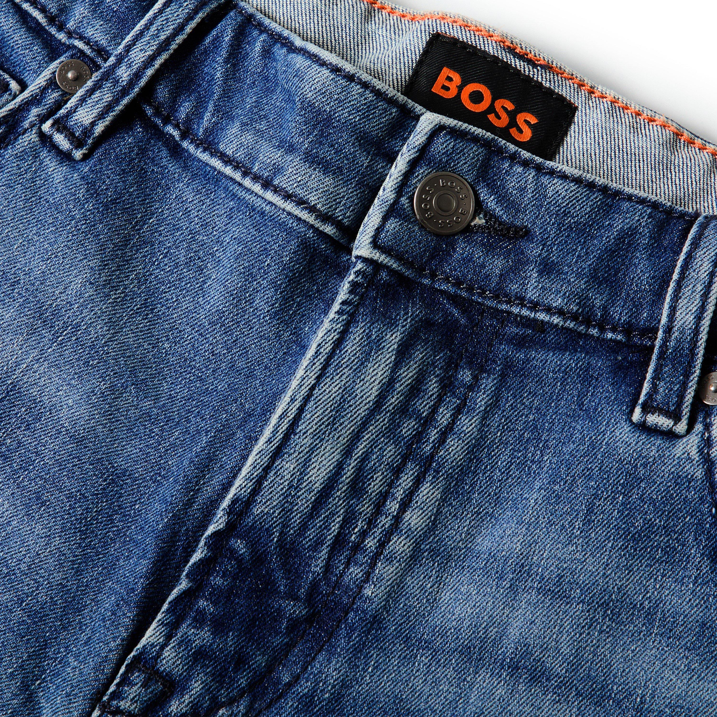 Blau 426 - Boss - Mens BOSS ORANGE Denim Shorts - 5