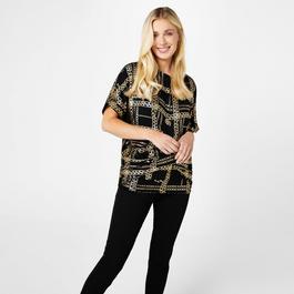 Biba Foil Printed Top