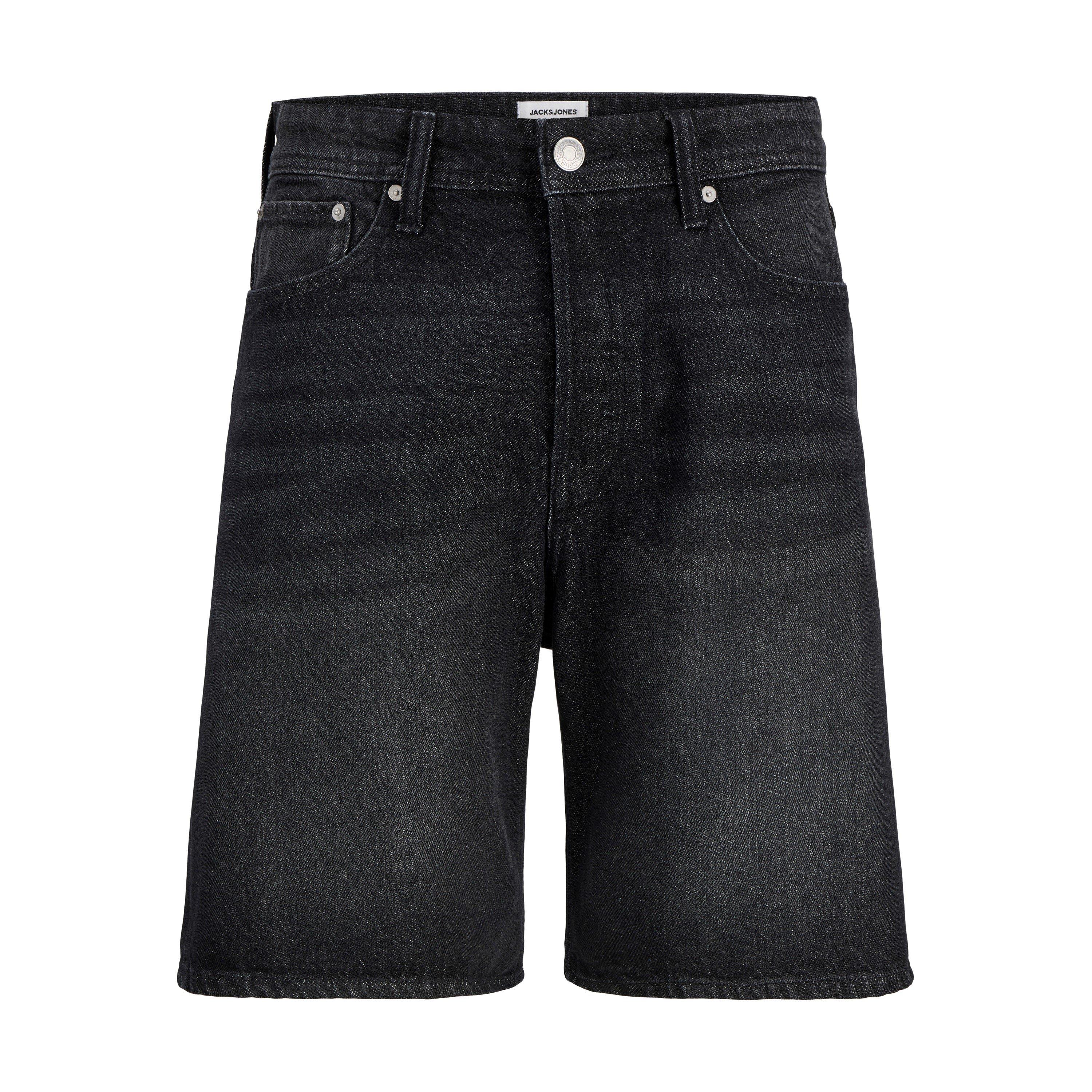 Jack And Jones Men's Tony Loose Denim Shorts - Black Denim - 2XL
