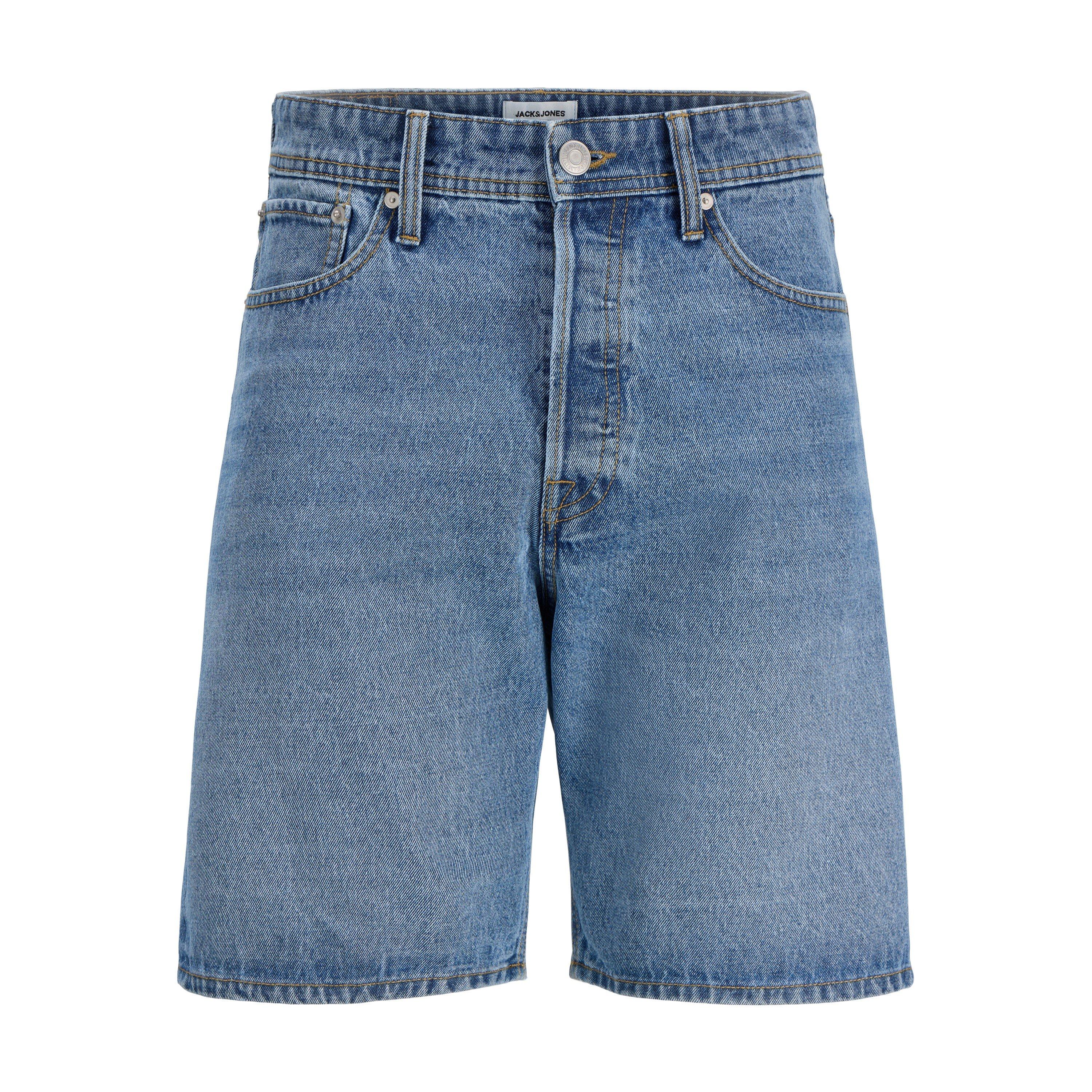Jack And Jones Men's Tony Loose Denim Shorts - Blue Denim - XL
