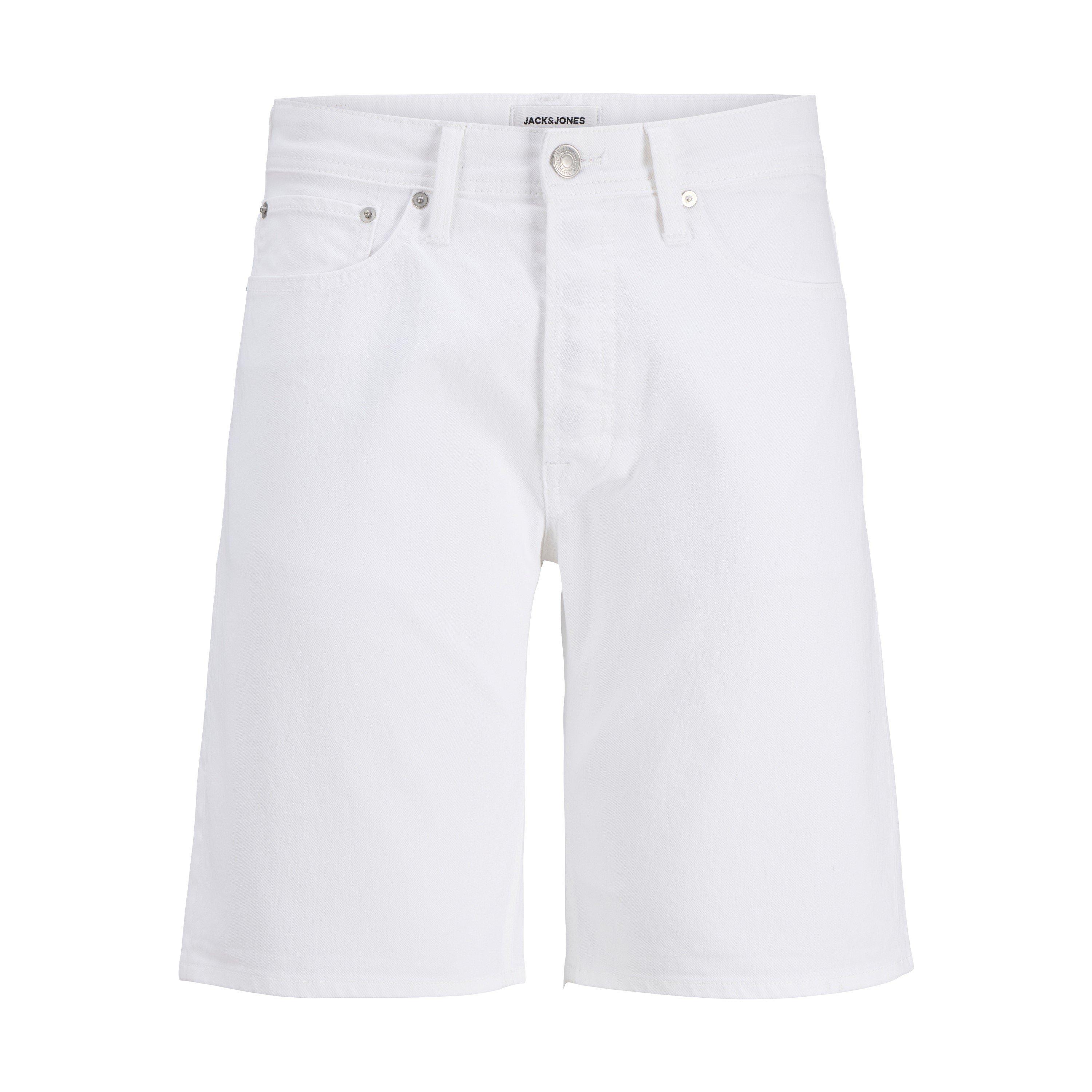 Jack And Jones Men's Rick Slim Denim Shorts - Optic White - 2XL
