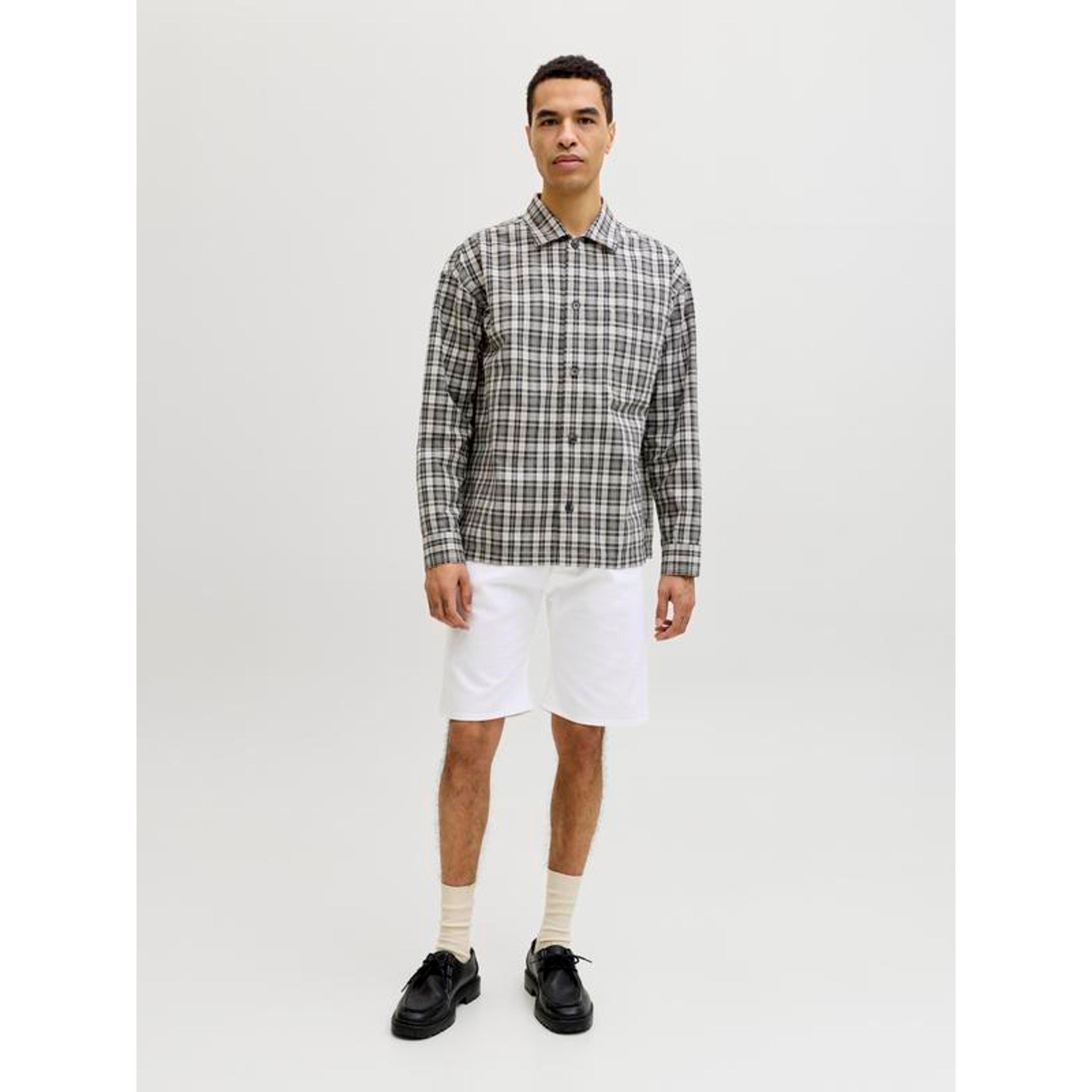 Optic White - Jack and Jones - Mens Rick Slim Denim Shorts - 3