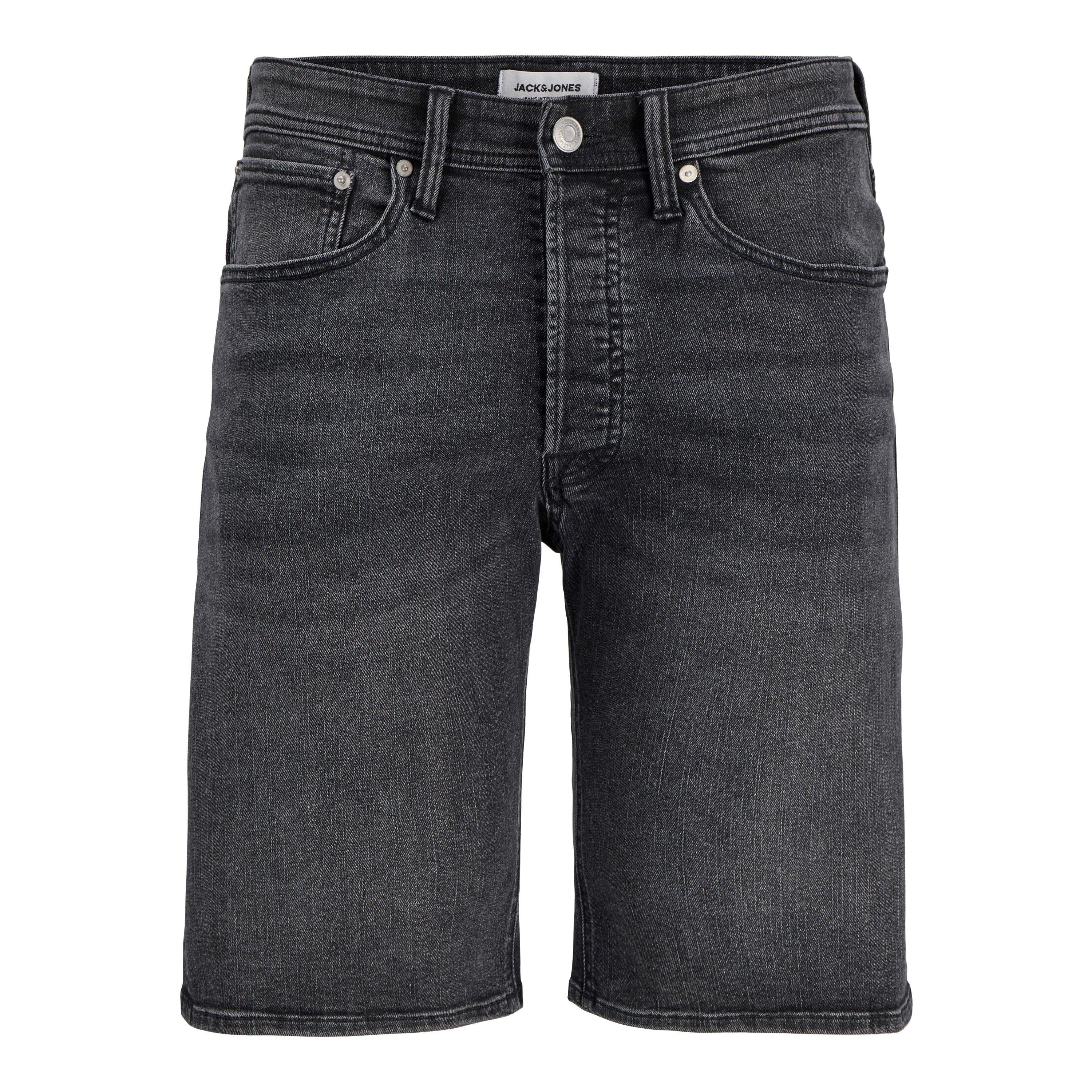 Jack And Jones Men's Rick Slim Denim Shorts - Black Denim - L