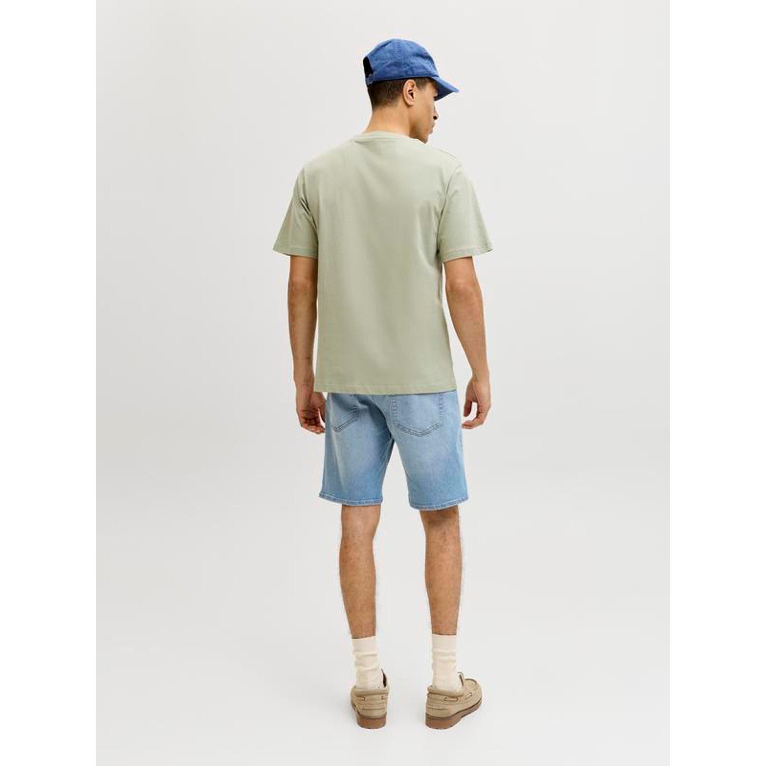 Lt Blue Denim - Jack and Jones - Mens Rick Slim Denim Shorts - 4