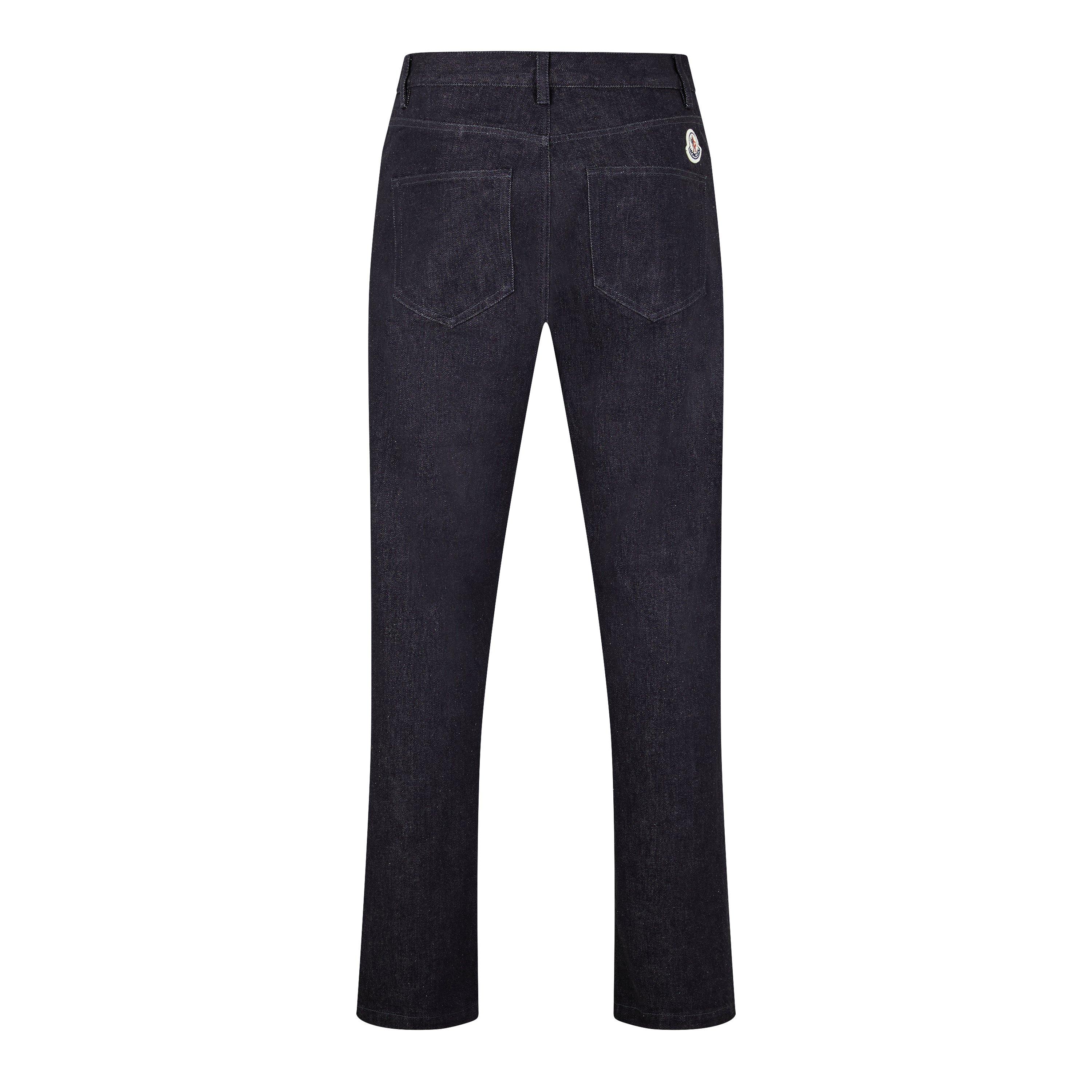 Navy 77A - Moncler - Logo Denim Jeans - 6