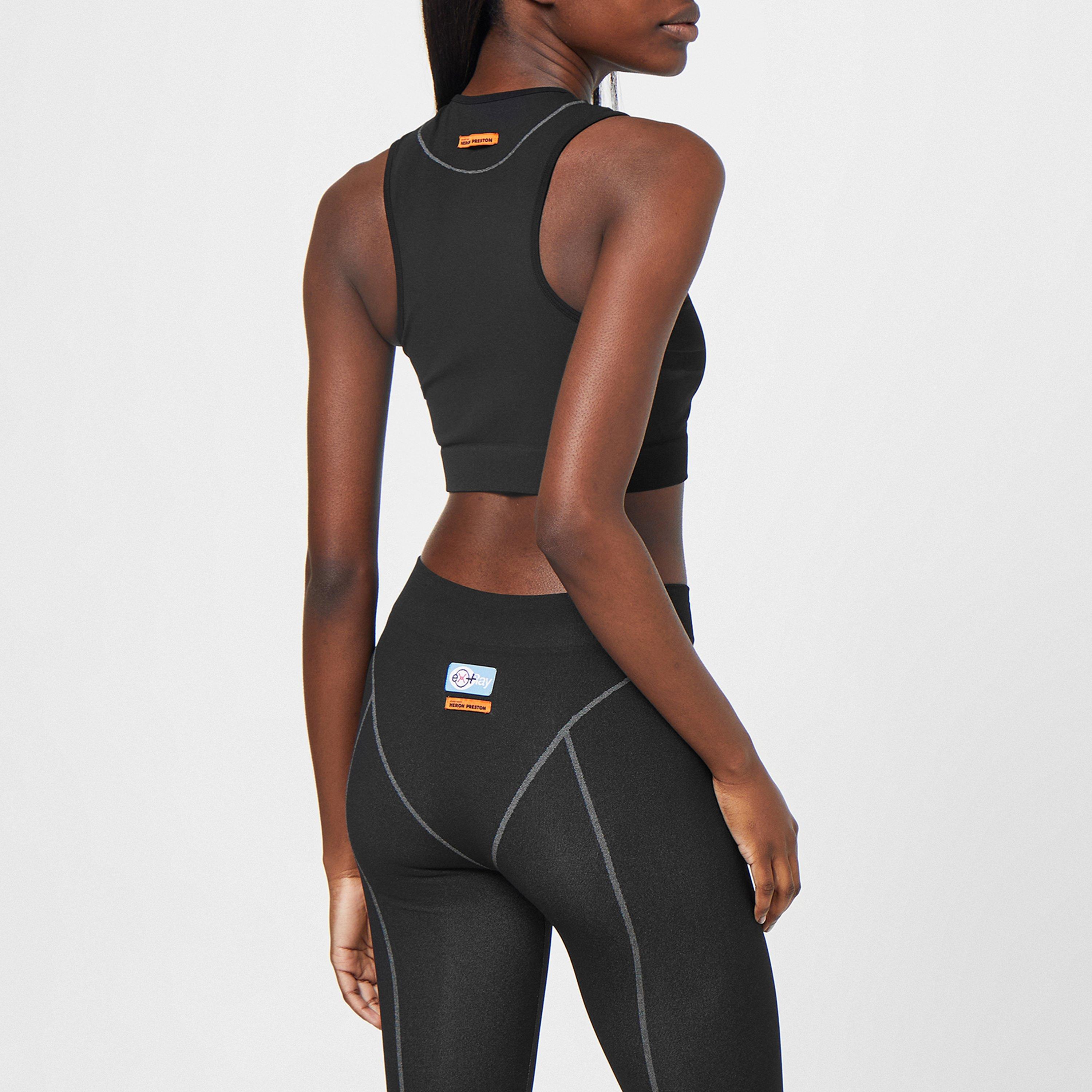 Blk/Blk 1001 - Heron Preston - Active Sports Bra - 2