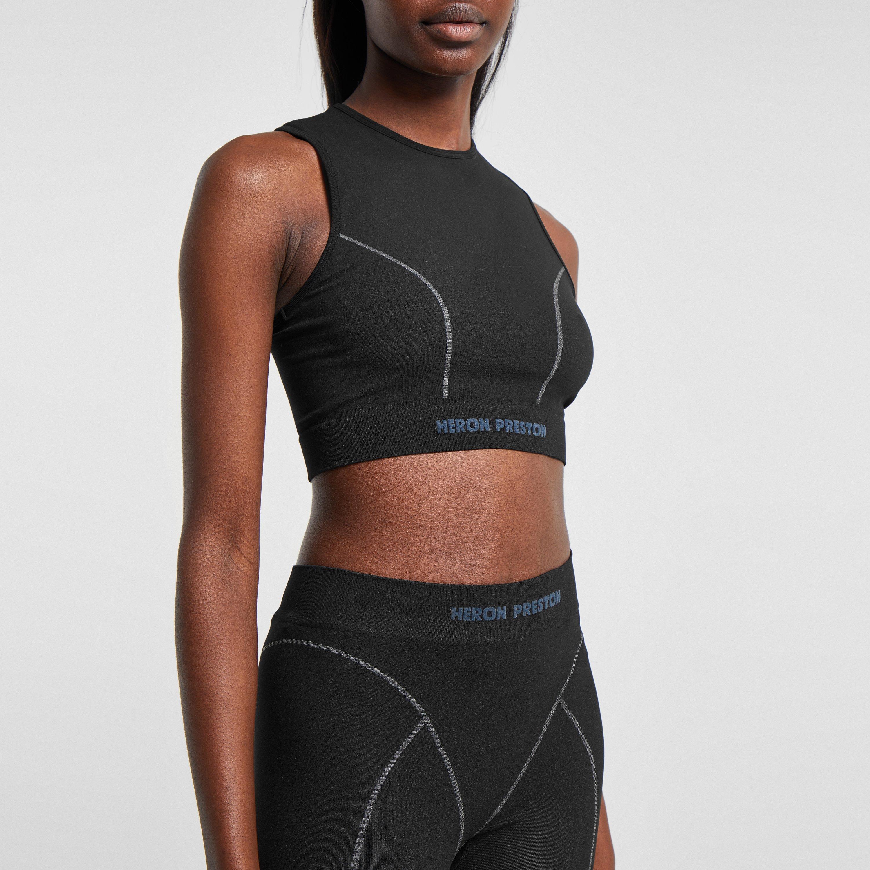 Blk/Blk 1001 - Heron Preston - Active Sports Bra - 3