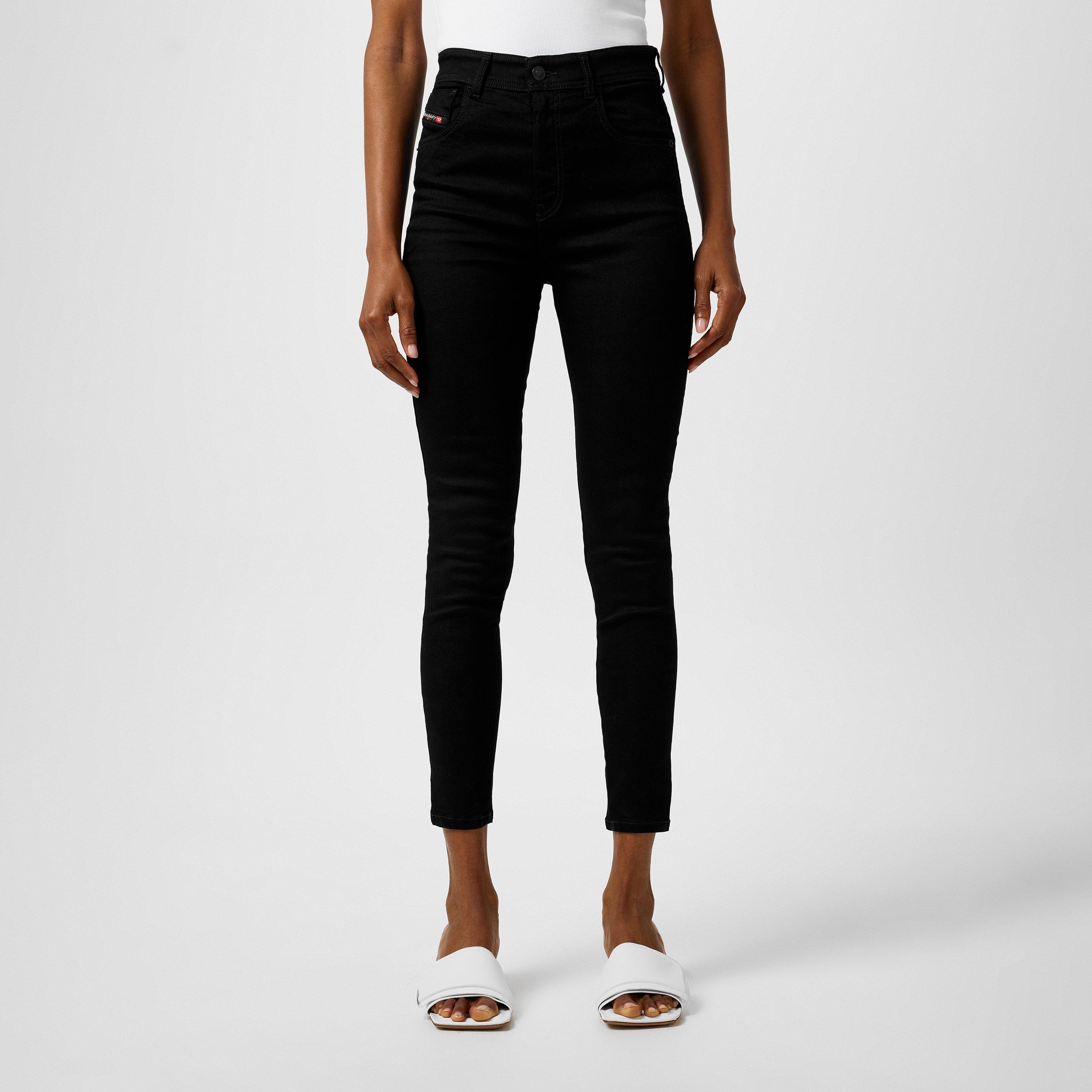 Diesel Super Skinny 1984 Slandy-High Jeans - Black - Size 27 L32