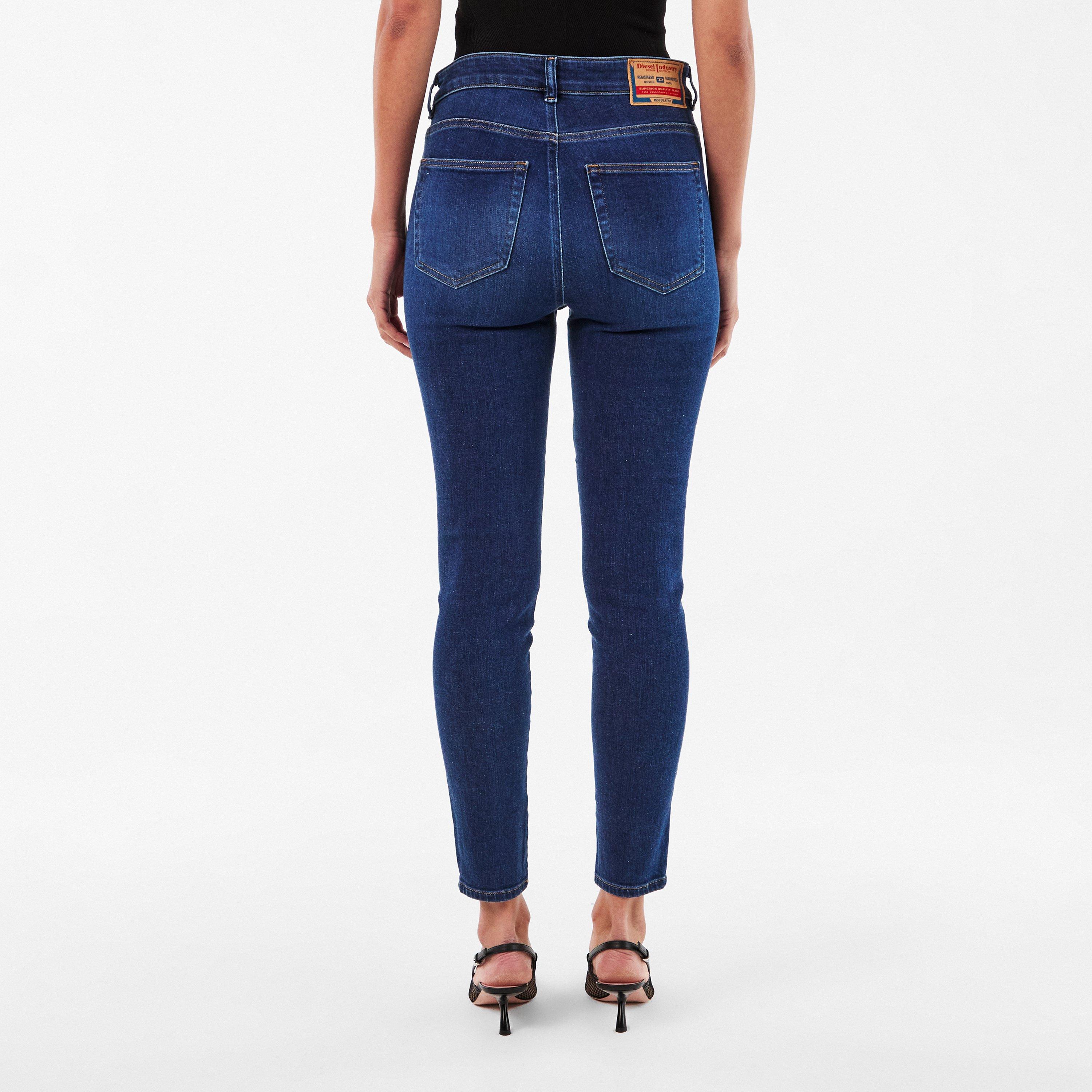 Blue Denim - Diesel - Super Skinny 1984 Slandy-High Jeans - 4