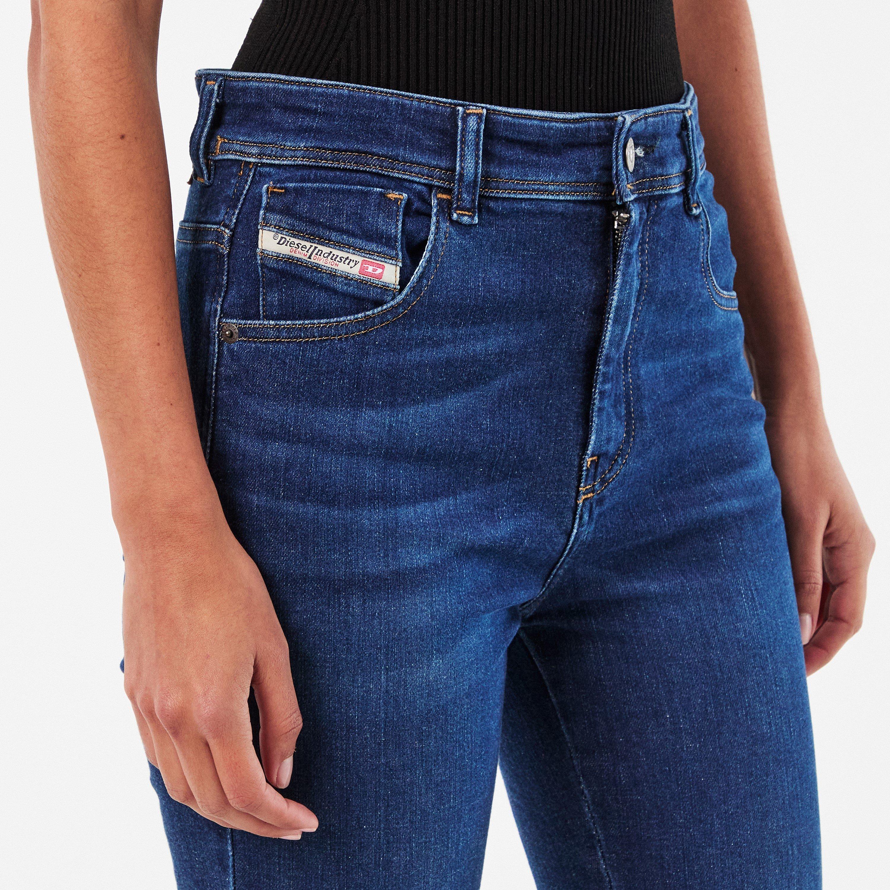 Blue Denim - Diesel - Super Skinny 1984 Slandy-High Jeans - 5