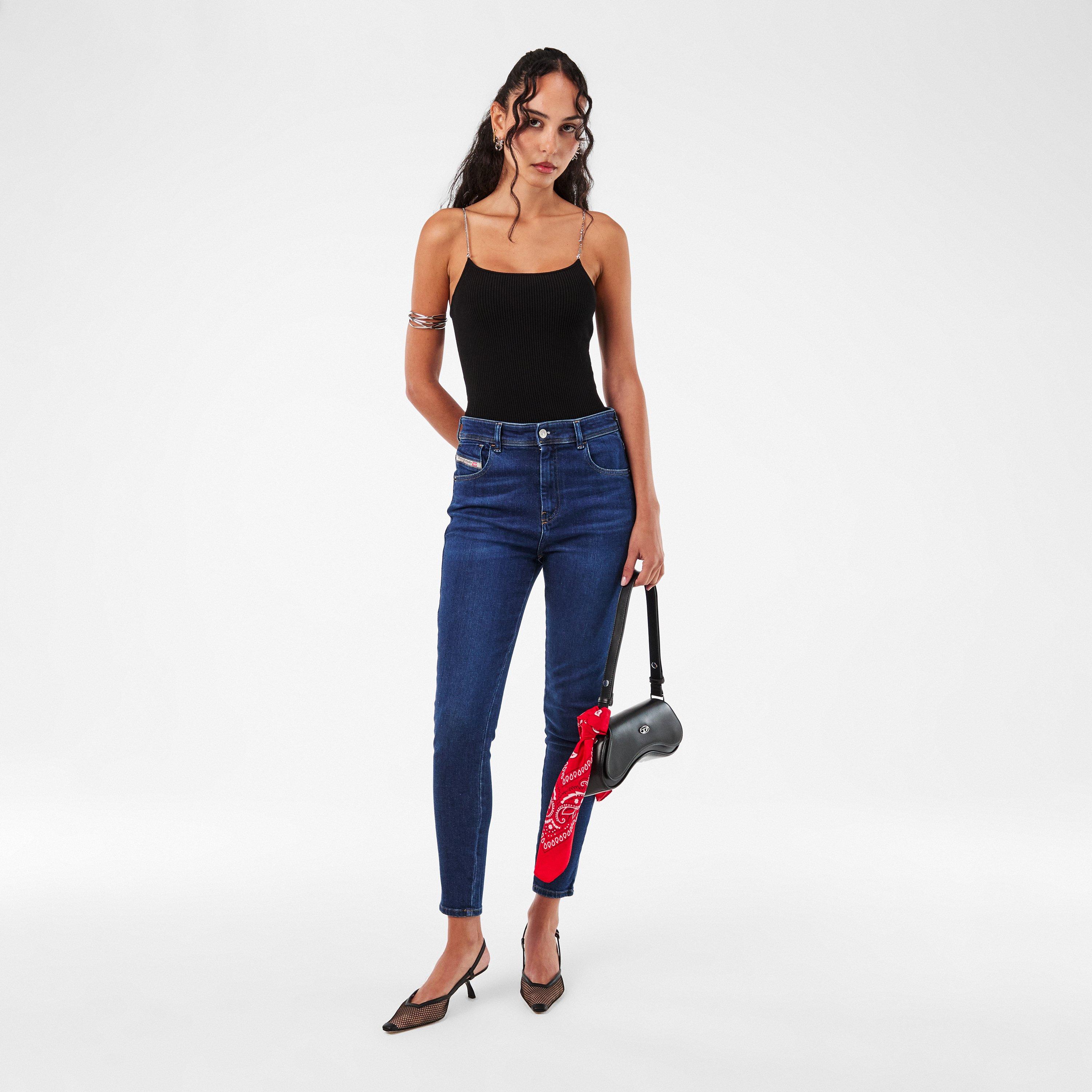 Blue Denim - Diesel - Super Skinny 1984 Slandy-High Jeans - 6