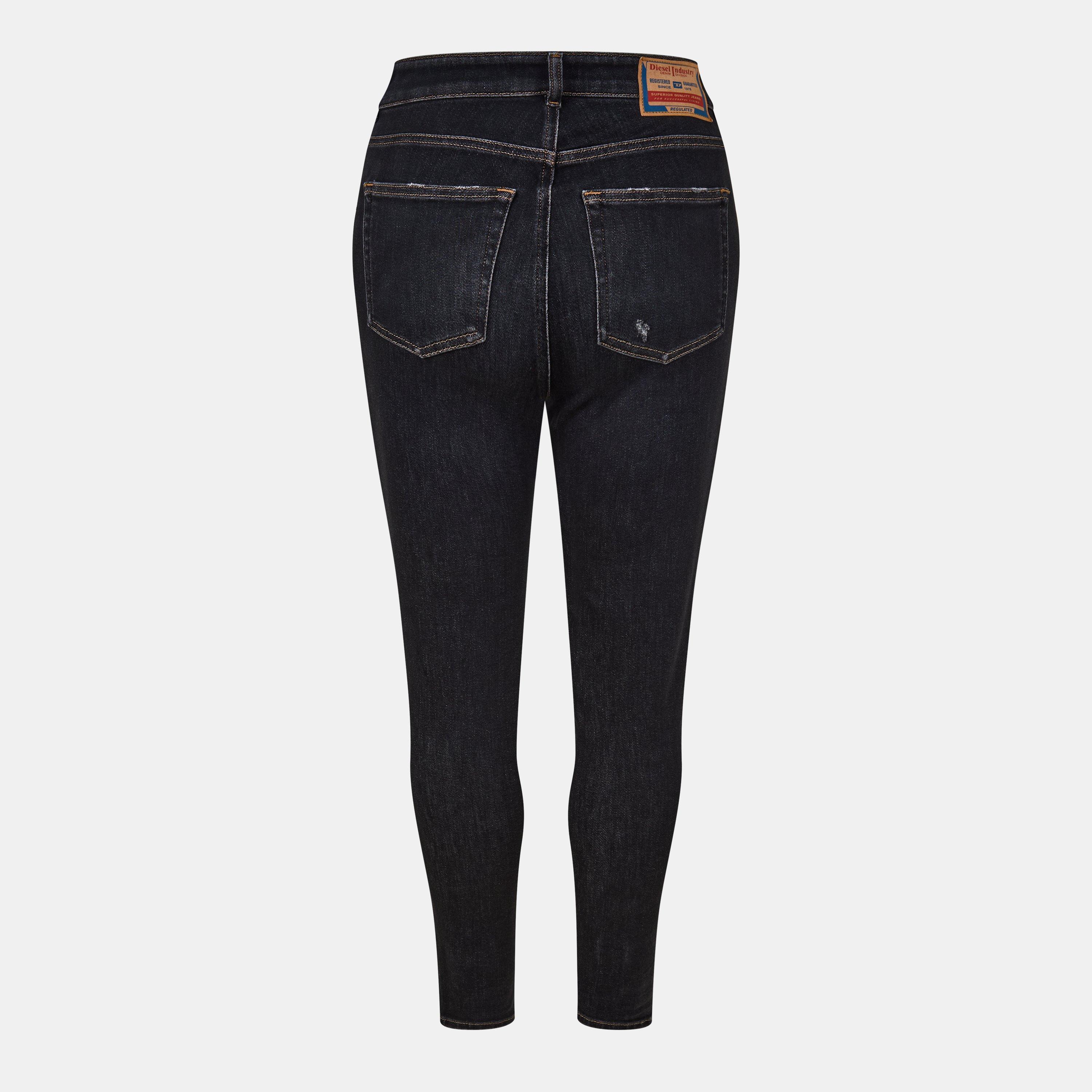 ★DIESEL★ 1984 Slandy High Skinny Denim Pants Black A035980 Diesel 1984 SLANDY - Super Skinny Jeans Black/Denim at