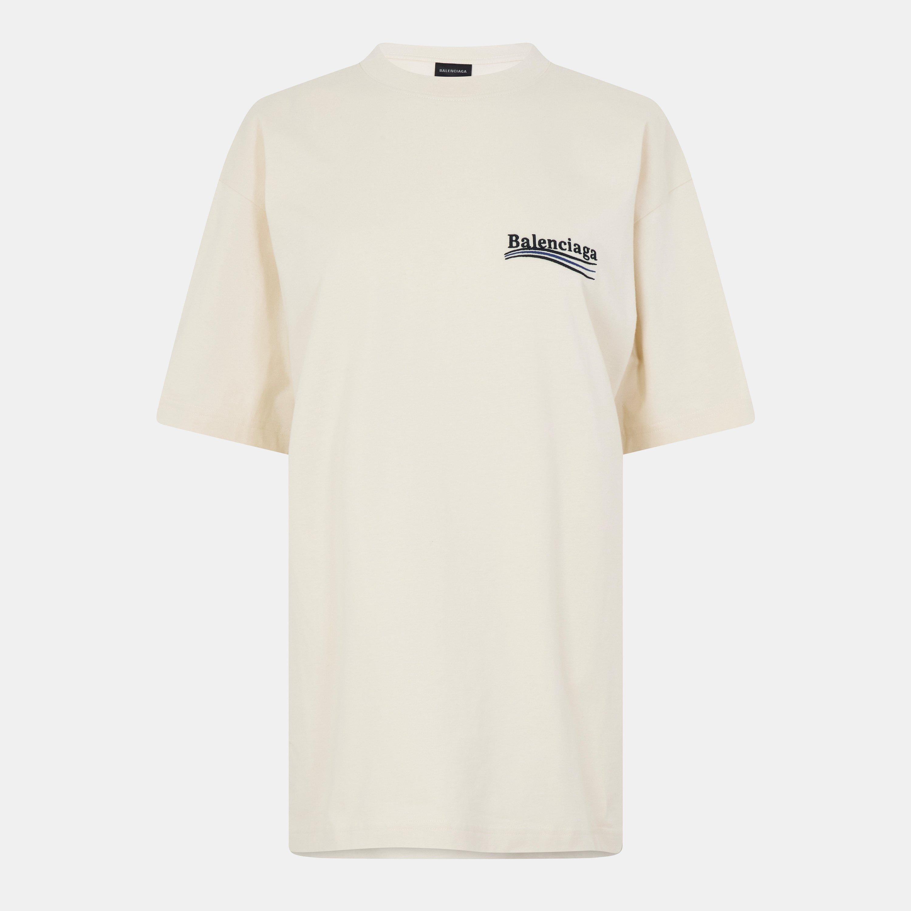 Political Logo Oversized T-Shirt