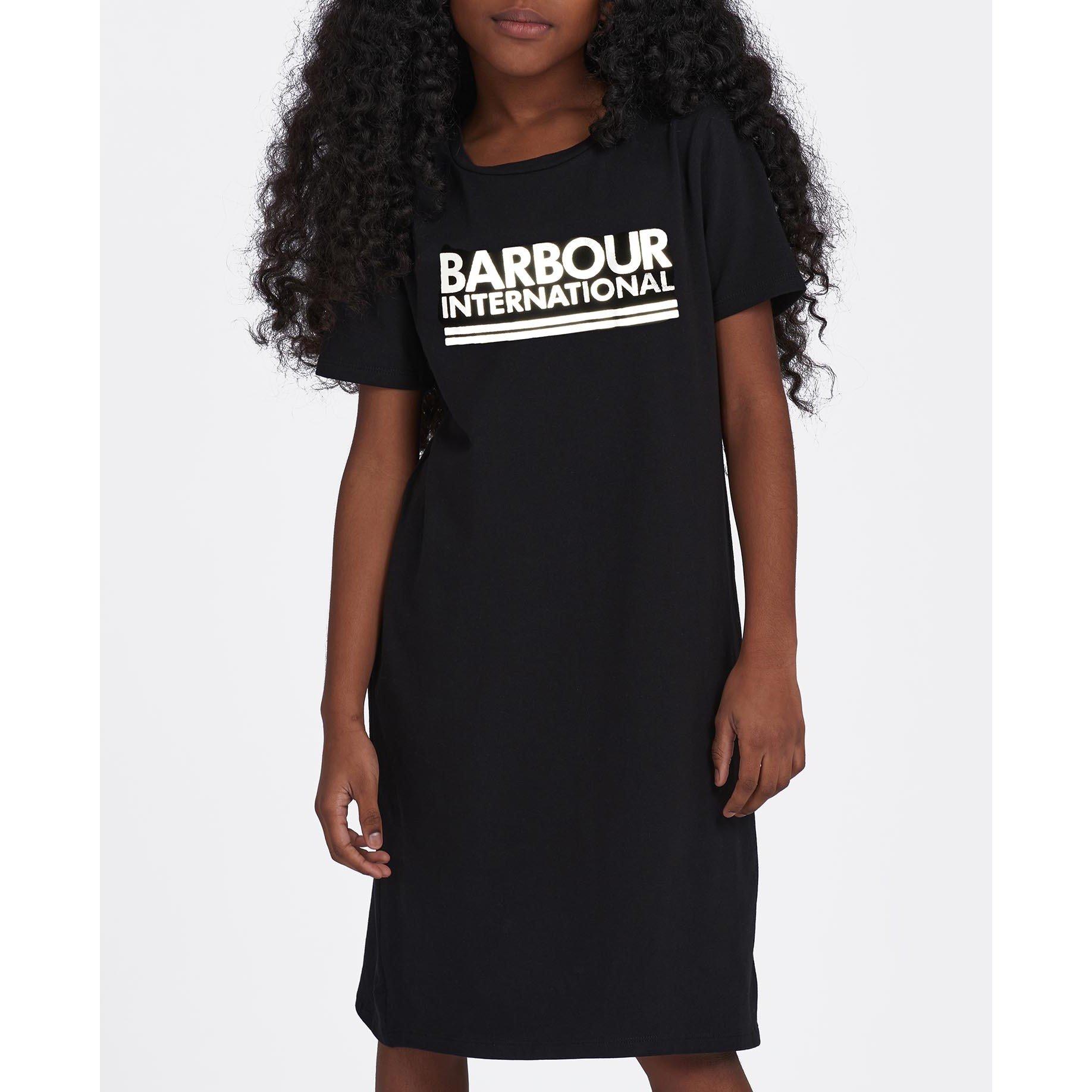 Black BK11 - Barbour International - Girls Kiara Dress - 2