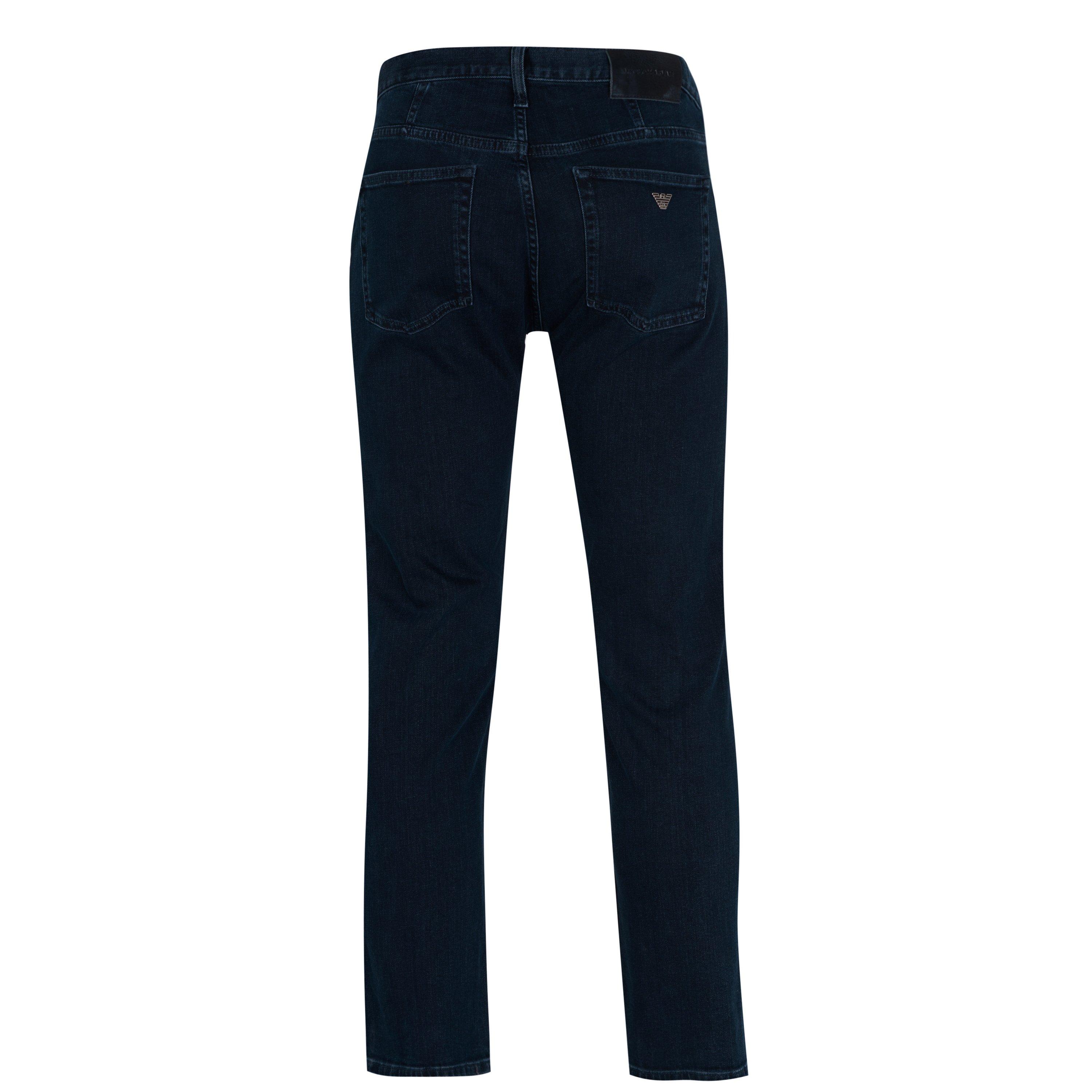 Solid Blue 0942 - Emporio Armani - Mens J21 Jeans - 9