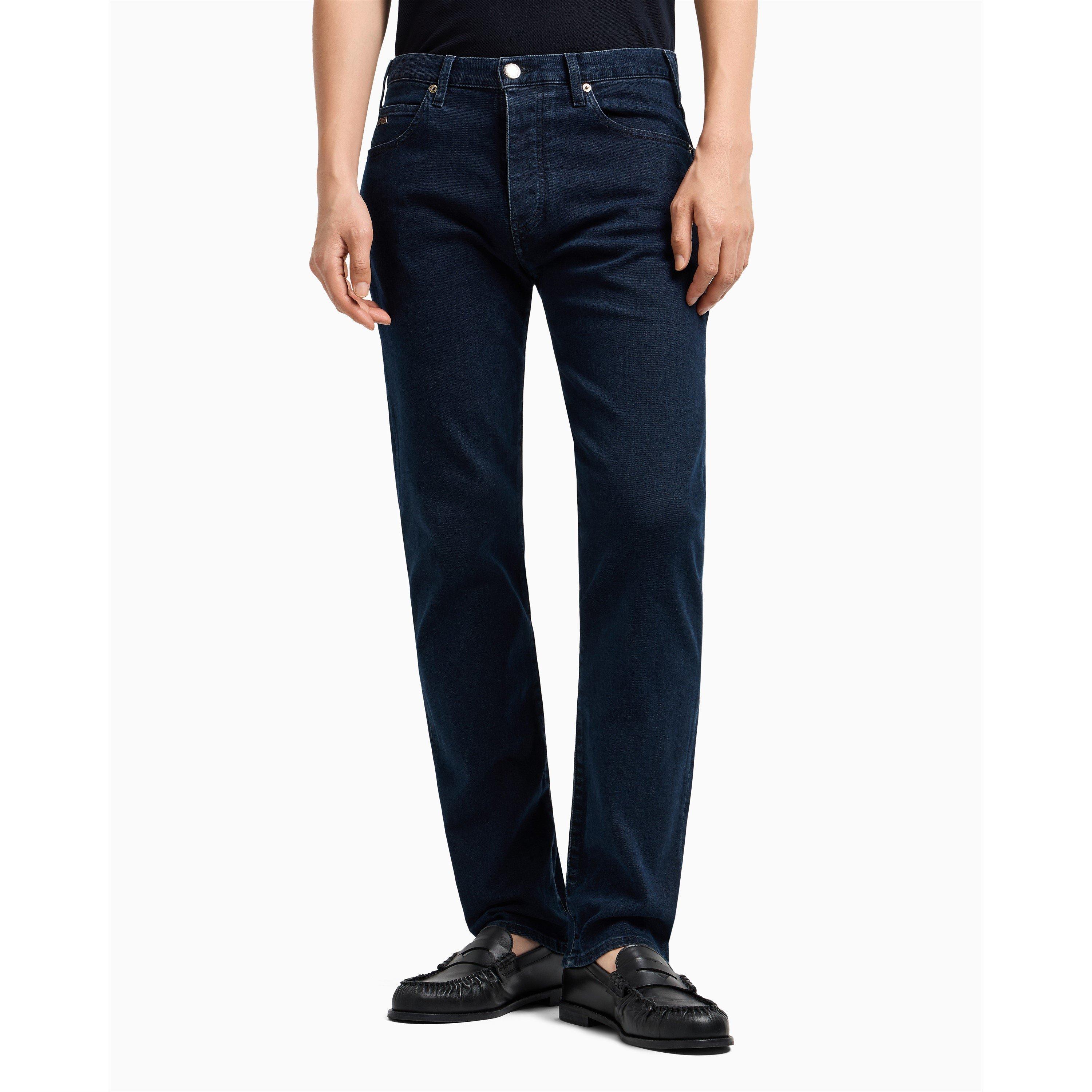 Solid Blue 0942 - Emporio Armani - Mens J21 Jeans - 3