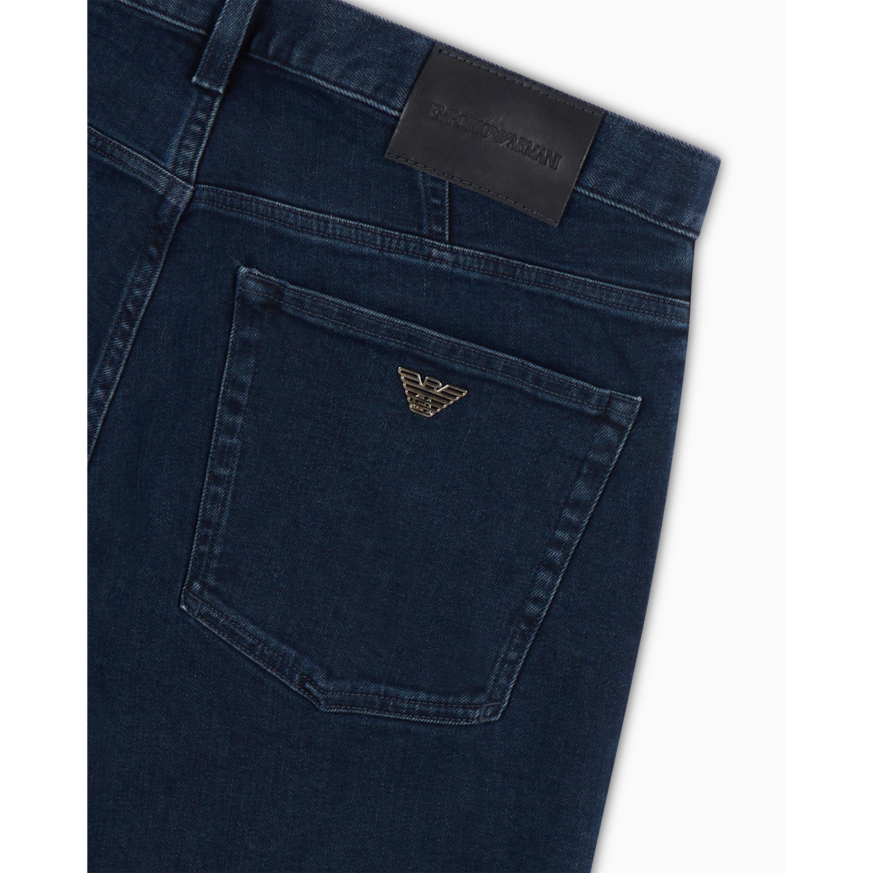 Solid Blue 0942 - Emporio Armani - Mens J21 Jeans - 5