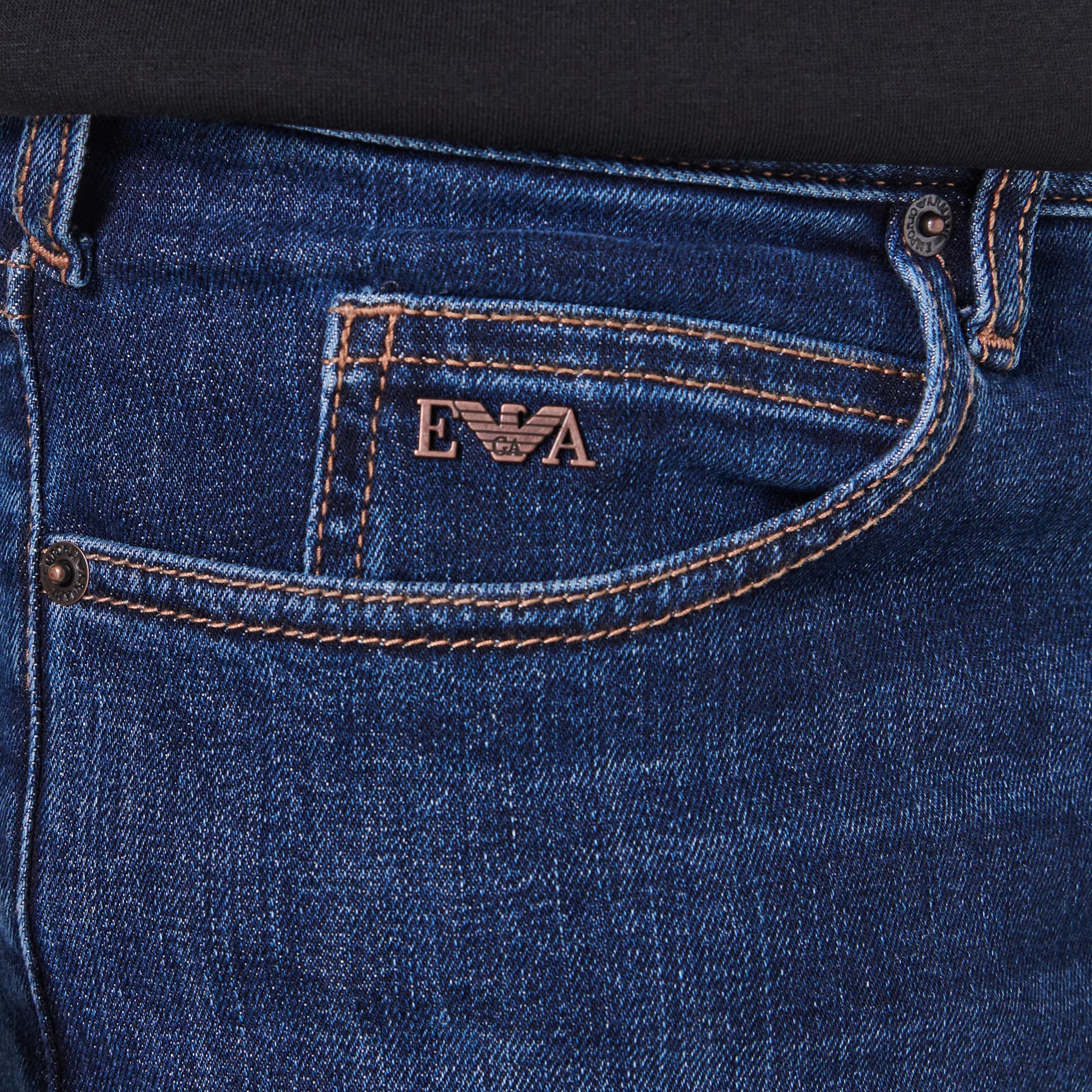 Mid Blue 0942 - Emporio Armani - Mens J21 Jeans - 6
