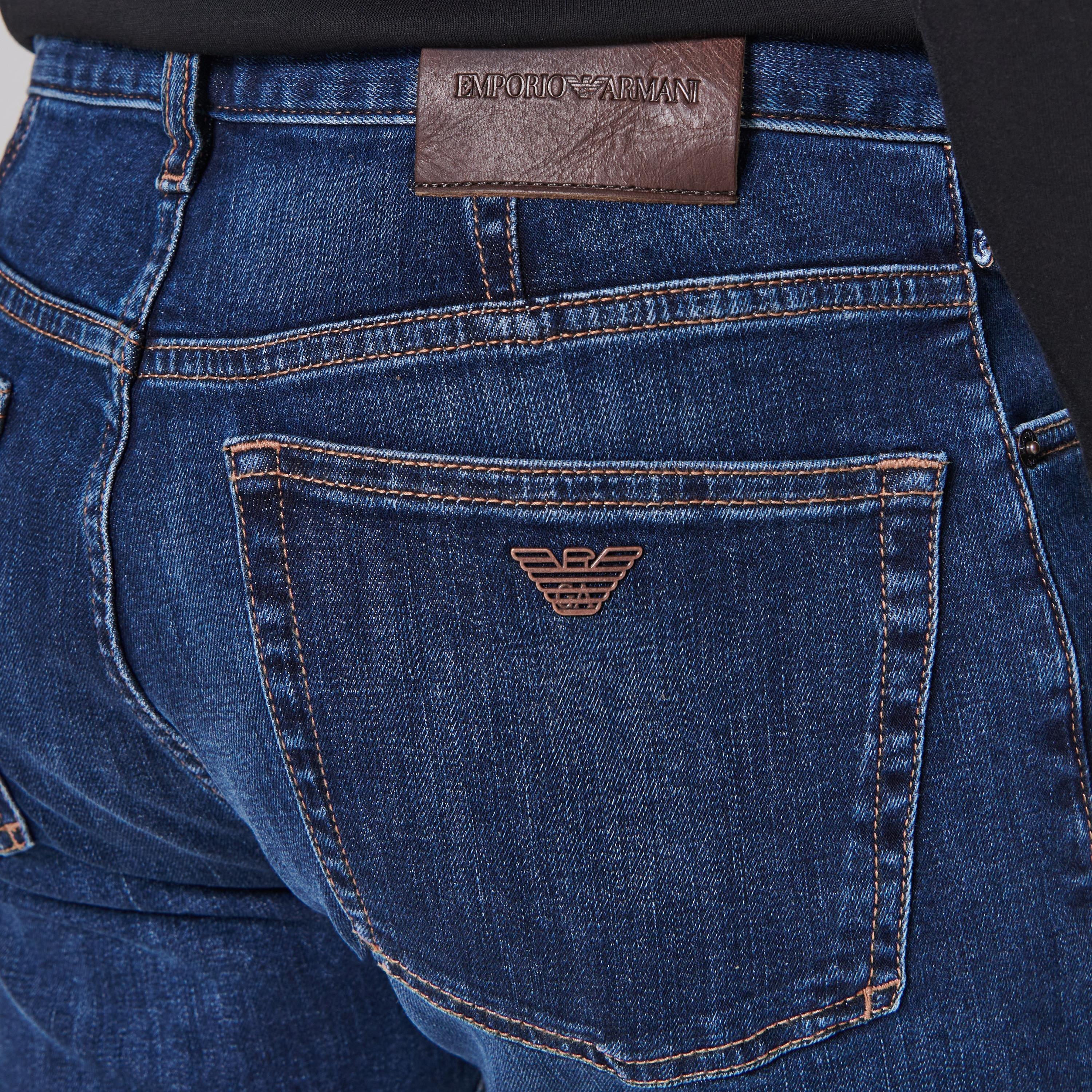 Mid Blue 0942 - Emporio Armani - Mens J21 Jeans - 8