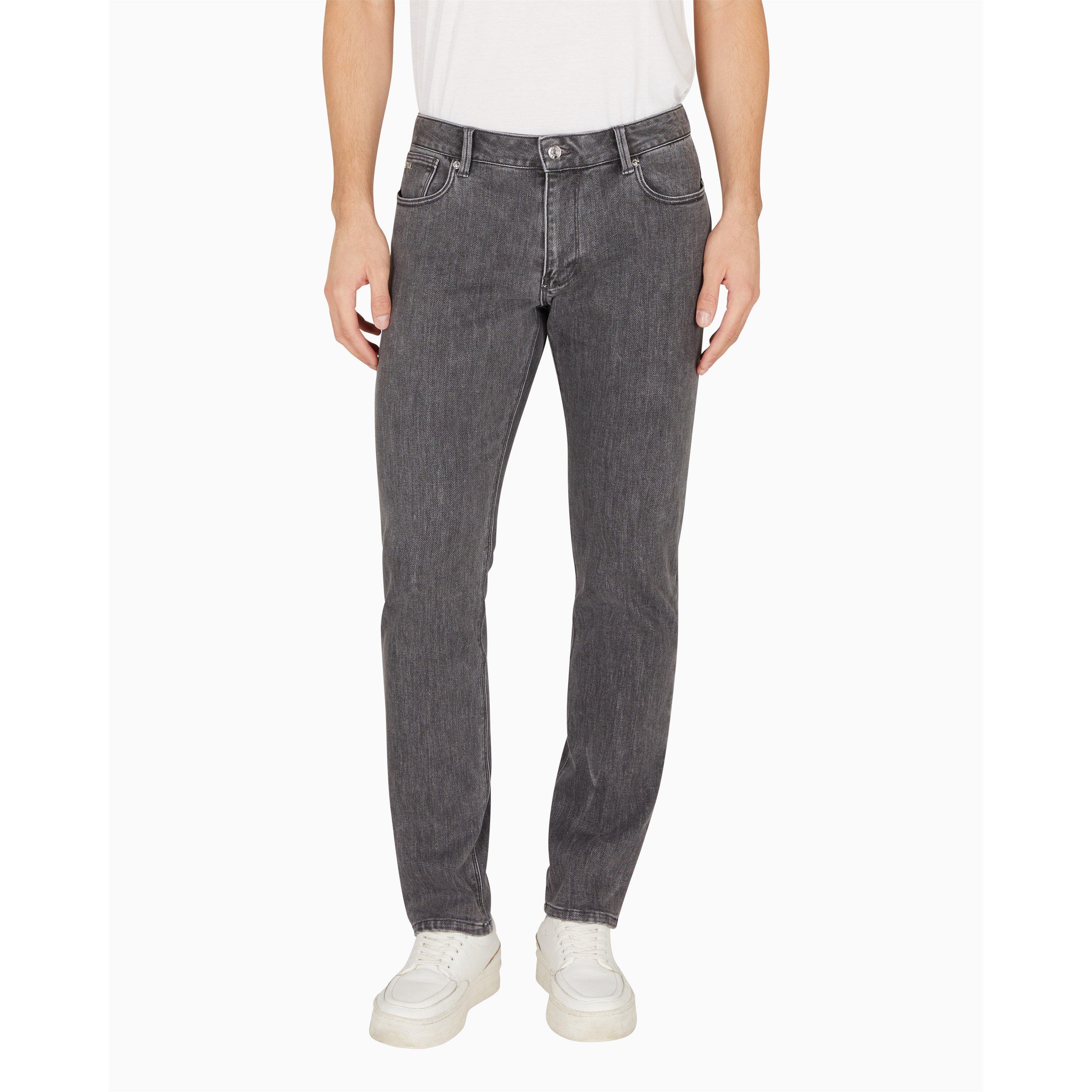 Emporio Armani Men's Slim Fit J06 Jeans - Med Grey M8001 - 34W R