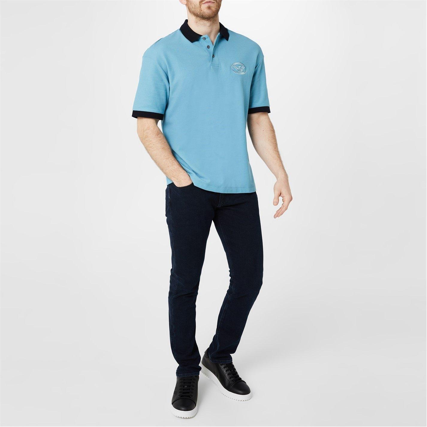 Solid Blue 0942 - Emporio Armani - Men's Slim Fit J06 Jeans - 3