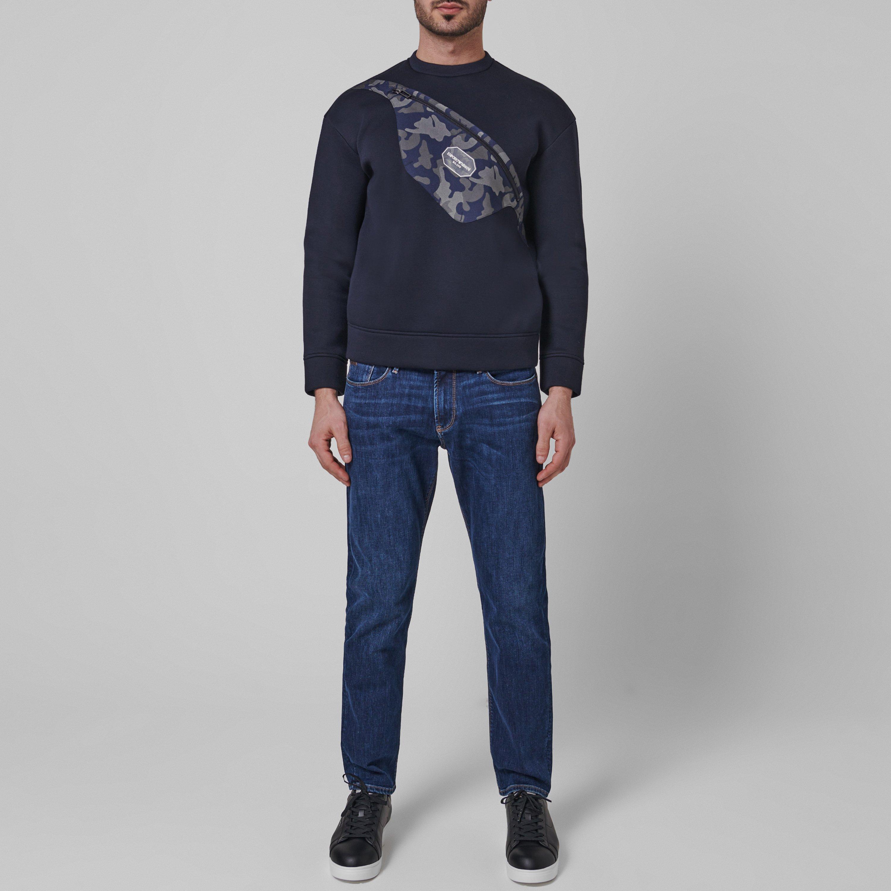 Mid Blue 0942 - Emporio Armani - Men's Slim Fit J06 Jeans - 3