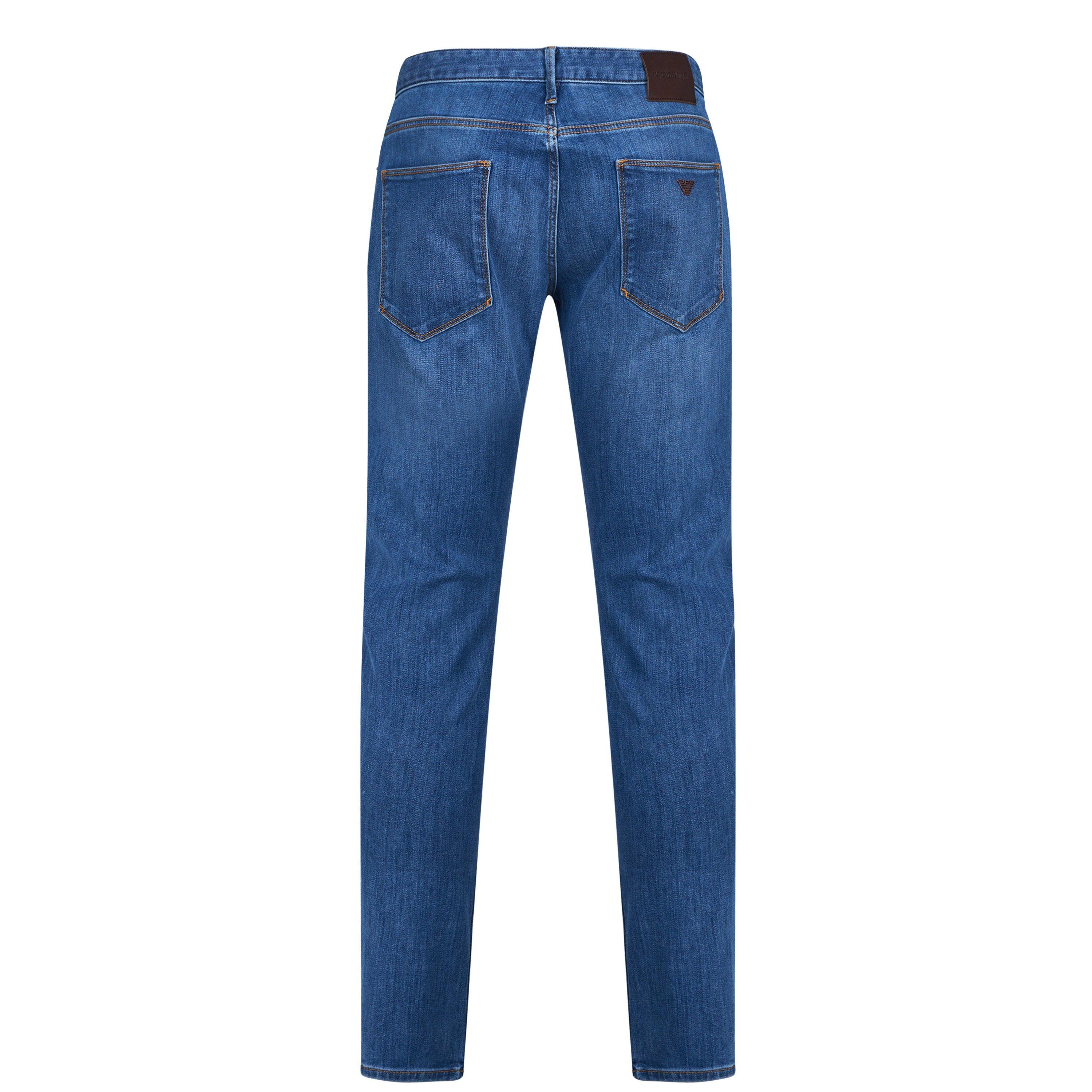 Lt Blue 0943 - Emporio Armani - Men's Slim Fit J06 Jeans - 2